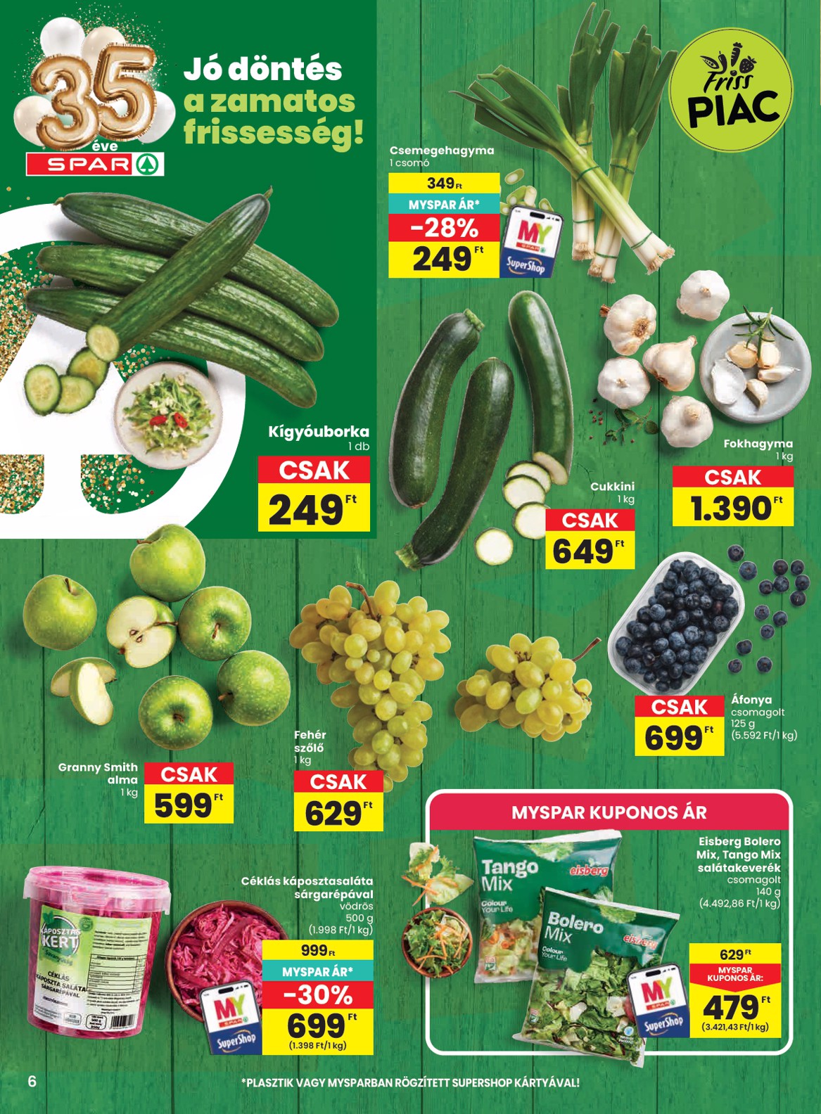 spar - A jövőbeli SPAR akciós újság csütörtöktől 2026.10.01.-tól szerdától 2026.10.07.-ig érvényes. - page: 6