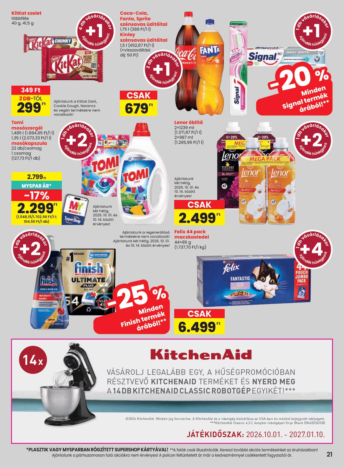 spar - A jövőbeli SPAR akciós újság csütörtöktől 2026.10.01.-tól szerdától 2026.10.07.-ig érvényes. - page: 21