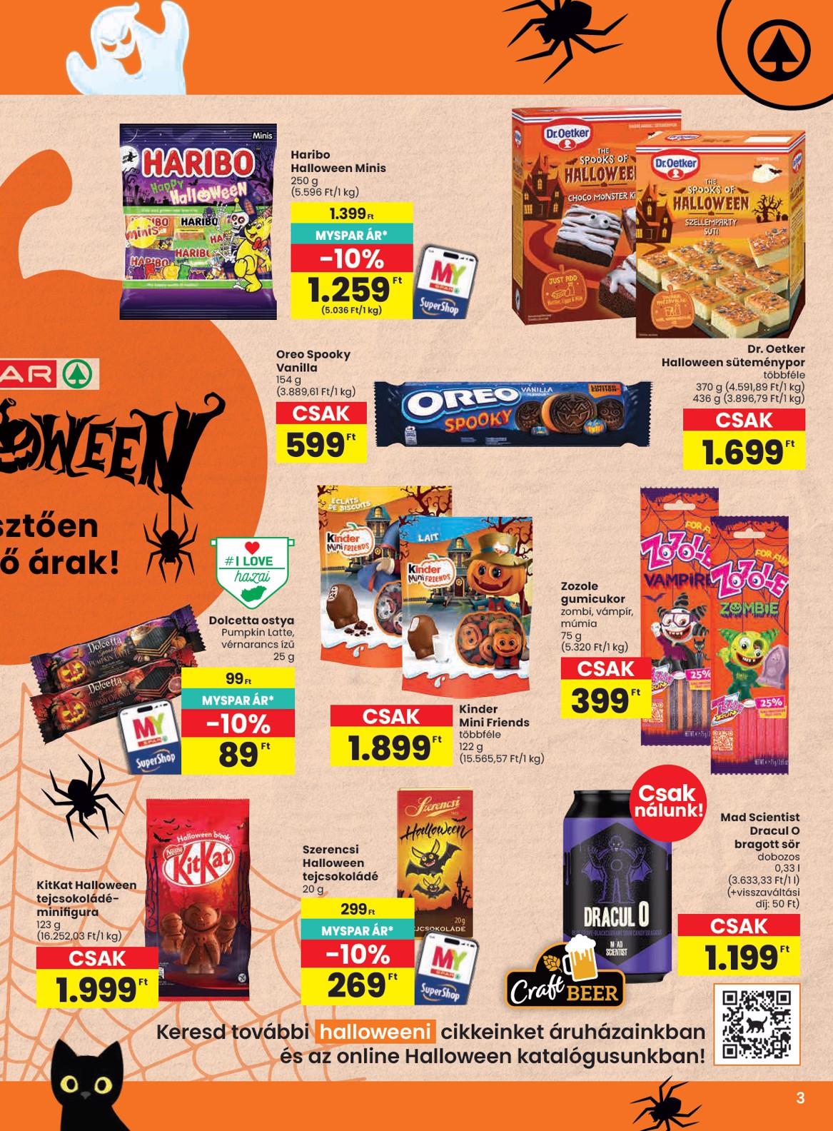 spar - A jövőbeli SPAR akciós újság csütörtöktől 2026.10.01.-tól szerdától 2026.10.07.-ig érvényes. - page: 3