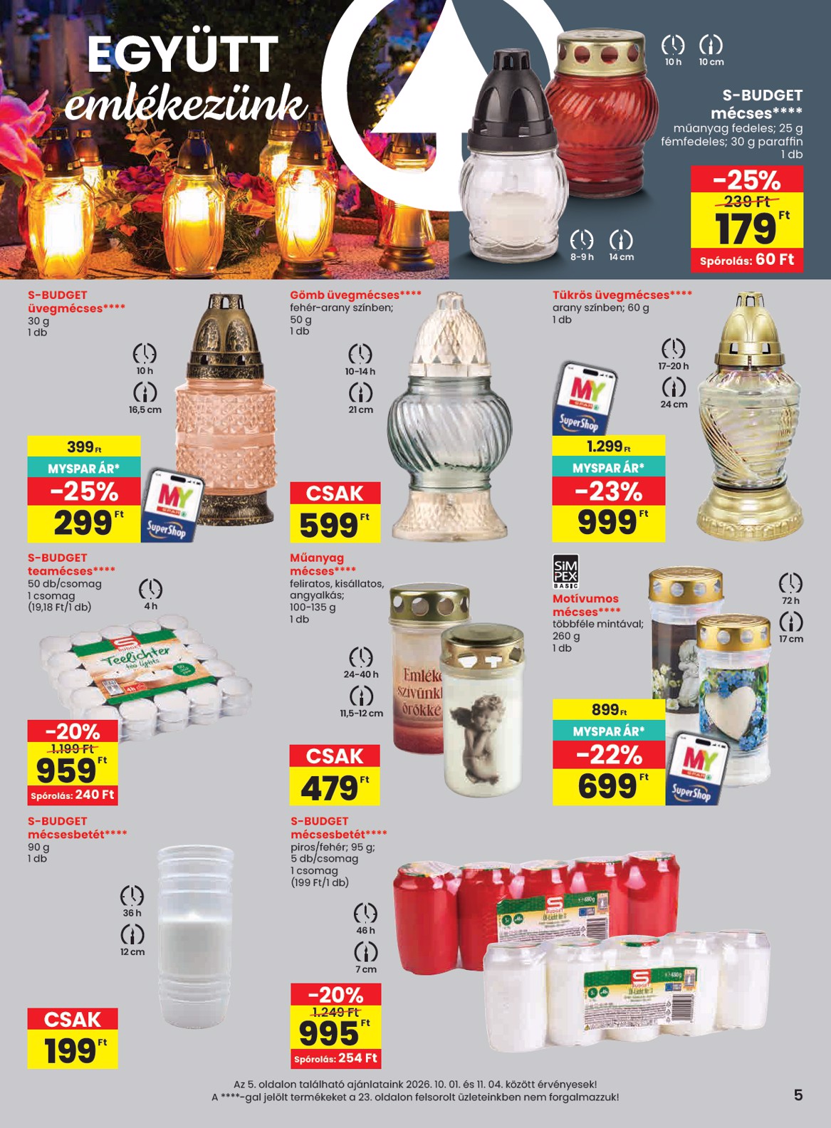 spar - A jövőbeli SPAR akciós újság csütörtöktől 2026.10.01.-tól szerdától 2026.10.07.-ig érvényes. - page: 5
