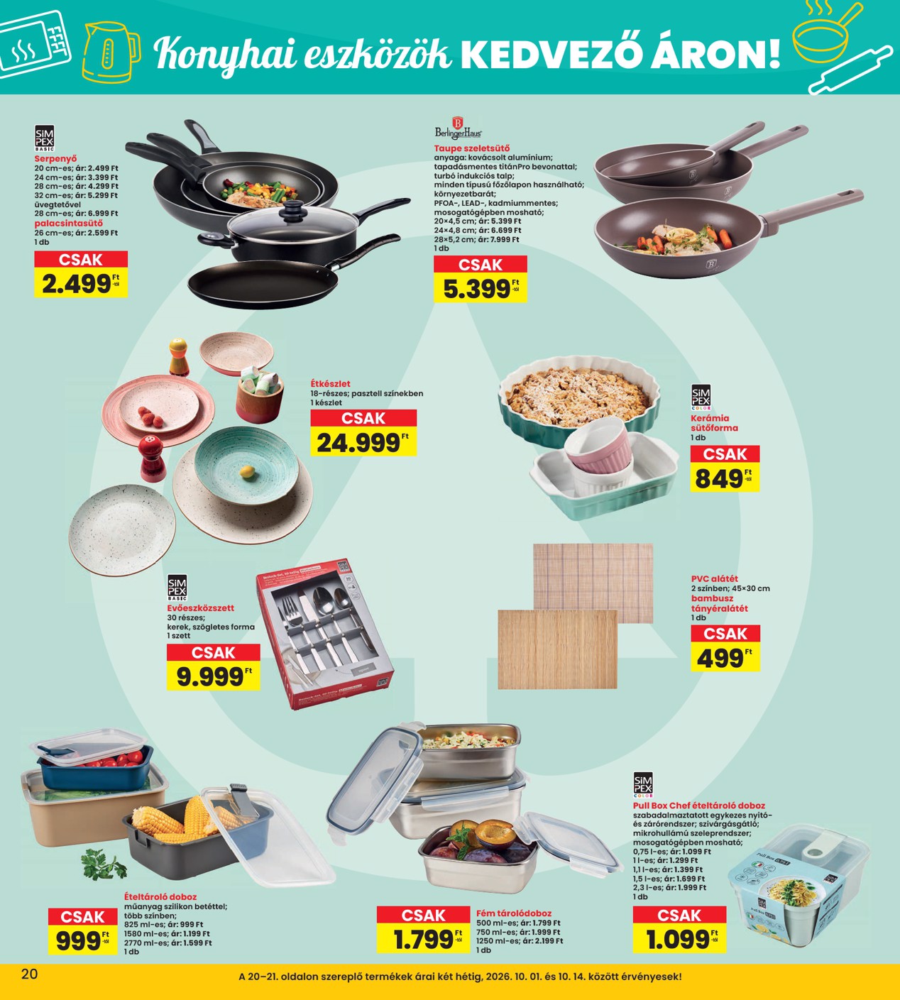 spar - A jövőbeli INTERSPAR akciós újság csütörtöktől 2026.10.01.-tól szerdától 2026.10.07.-ig érvényes. - page: 20