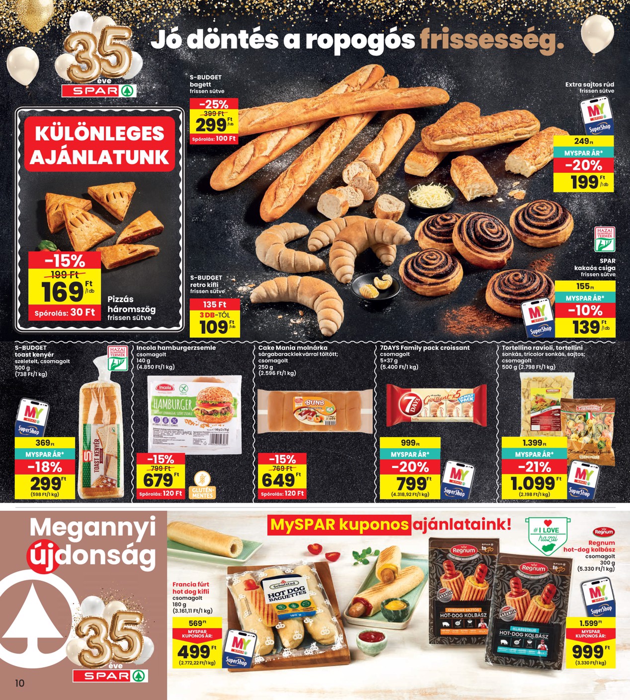spar - A jövőbeli INTERSPAR akciós újság csütörtöktől 2026.10.01.-tól szerdától 2026.10.07.-ig érvényes. - page: 10