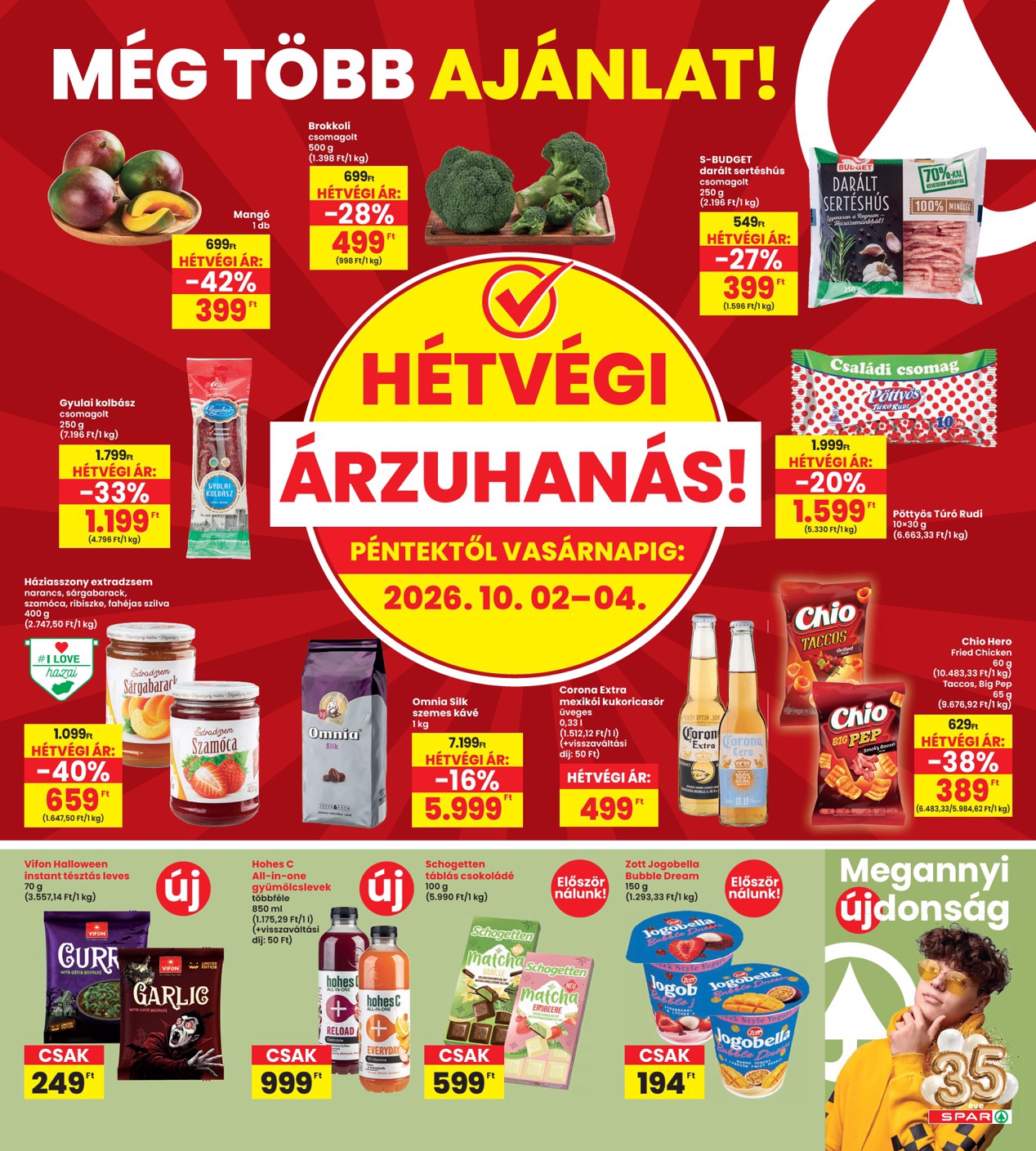 spar - A jövőbeli INTERSPAR akciós újság csütörtöktől 2026.10.01.-tól szerdától 2026.10.07.-ig érvényes. - page: 23