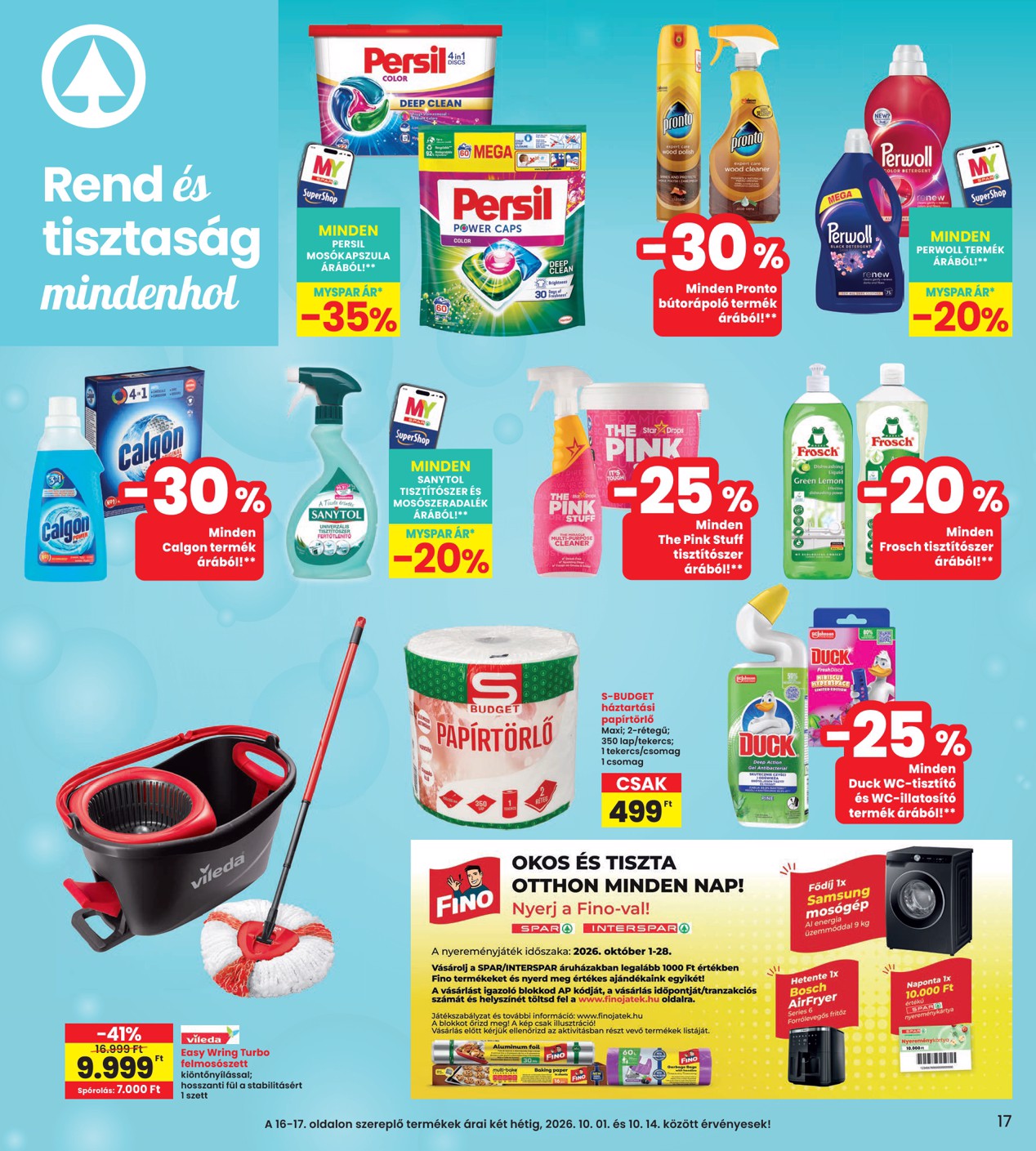 spar - A jövőbeli INTERSPAR akciós újság csütörtöktől 2026.10.01.-tól szerdától 2026.10.07.-ig érvényes. - page: 17