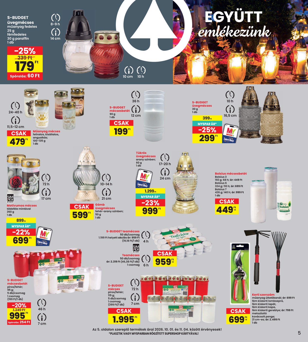 spar - A jövőbeli INTERSPAR akciós újság csütörtöktől 2026.10.01.-tól szerdától 2026.10.07.-ig érvényes. - page: 5