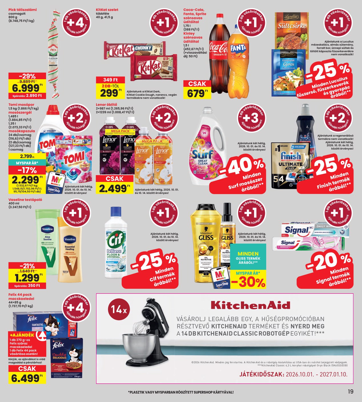spar - A jövőbeli INTERSPAR akciós újság csütörtöktől 2026.10.01.-tól szerdától 2026.10.07.-ig érvényes. - page: 19