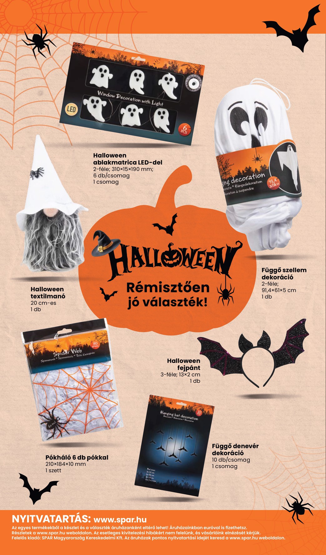spar - Aktuális SPAR - Halloween katalógus szórólap érvényes csütörtöktől 2026.10.01.-től szombattól 2026.10.31.-ig - page: 16