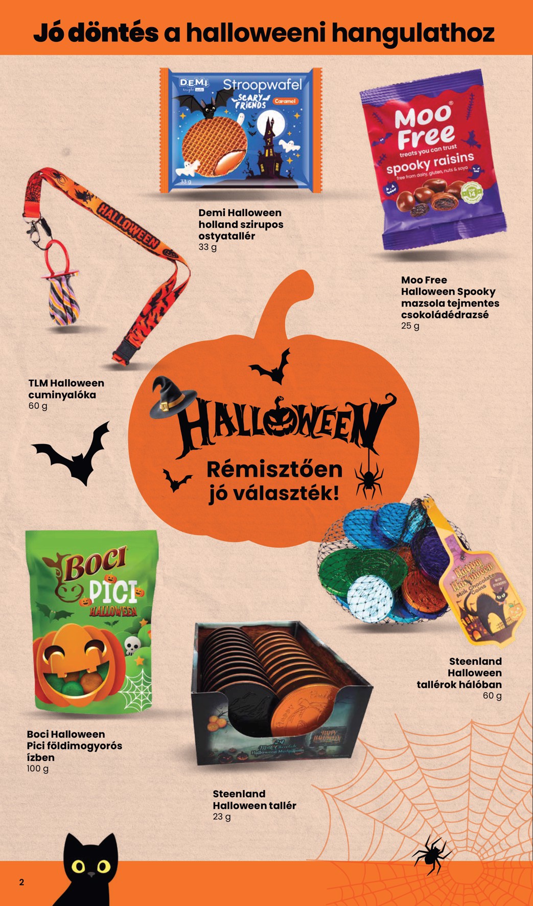 spar - Aktuális SPAR - Halloween katalógus szórólap érvényes csütörtöktől 2026.10.01.-től szombattól 2026.10.31.-ig - page: 2