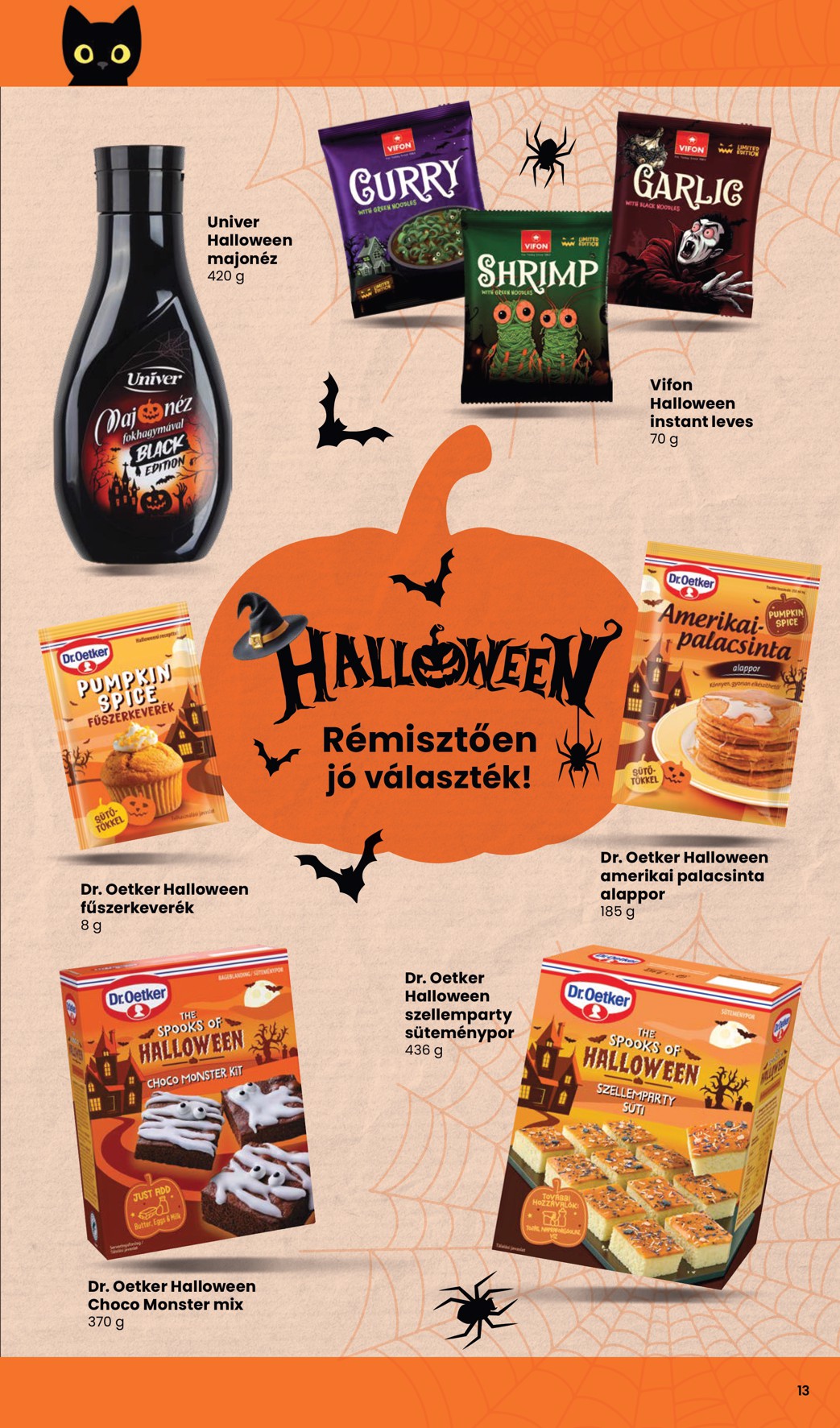 spar - Aktuális SPAR - Halloween katalógus szórólap érvényes csütörtöktől 2026.10.01.-től szombattól 2026.10.31.-ig - page: 13