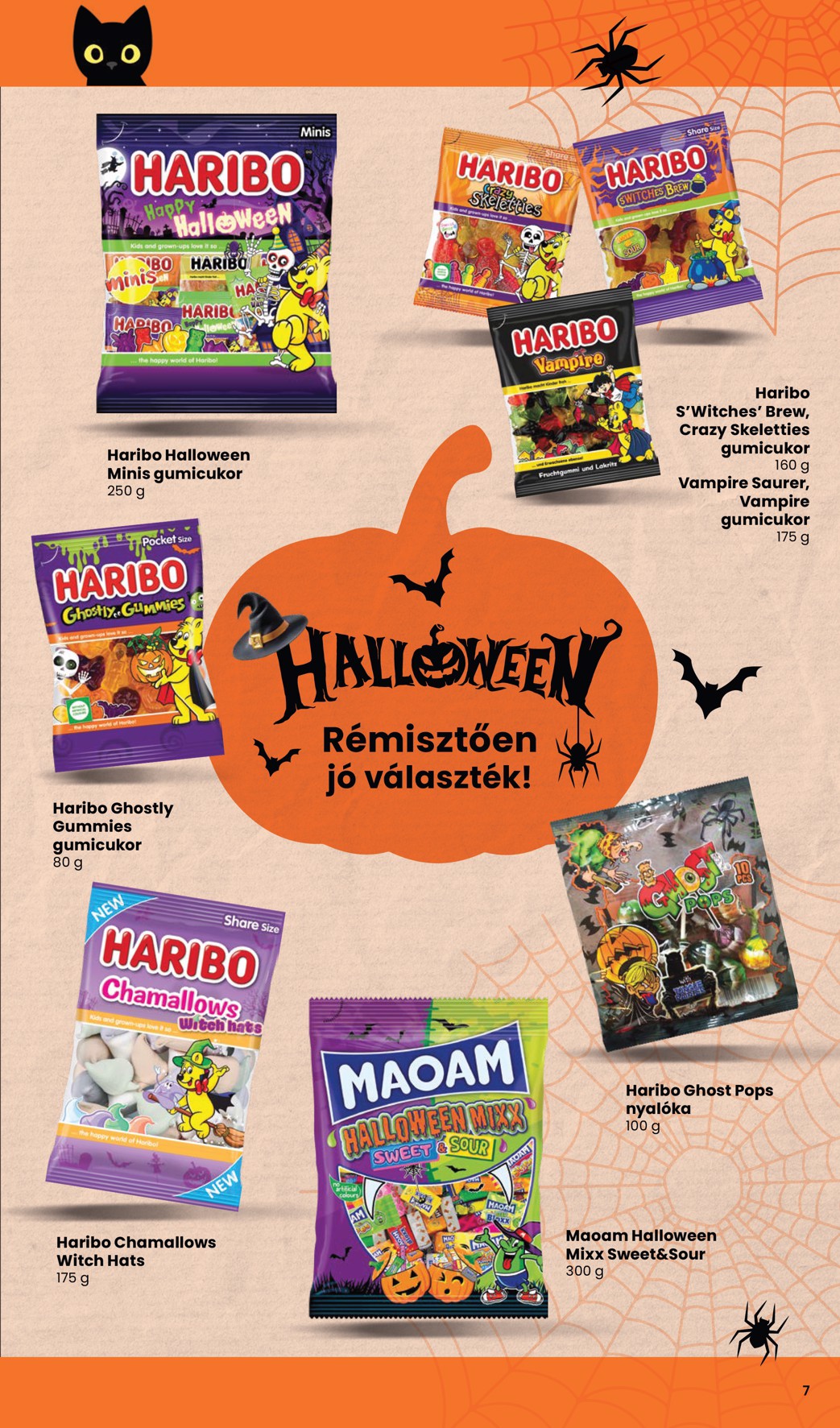 spar - Aktuális SPAR - Halloween katalógus szórólap érvényes csütörtöktől 2026.10.01.-től szombattól 2026.10.31.-ig - page: 7