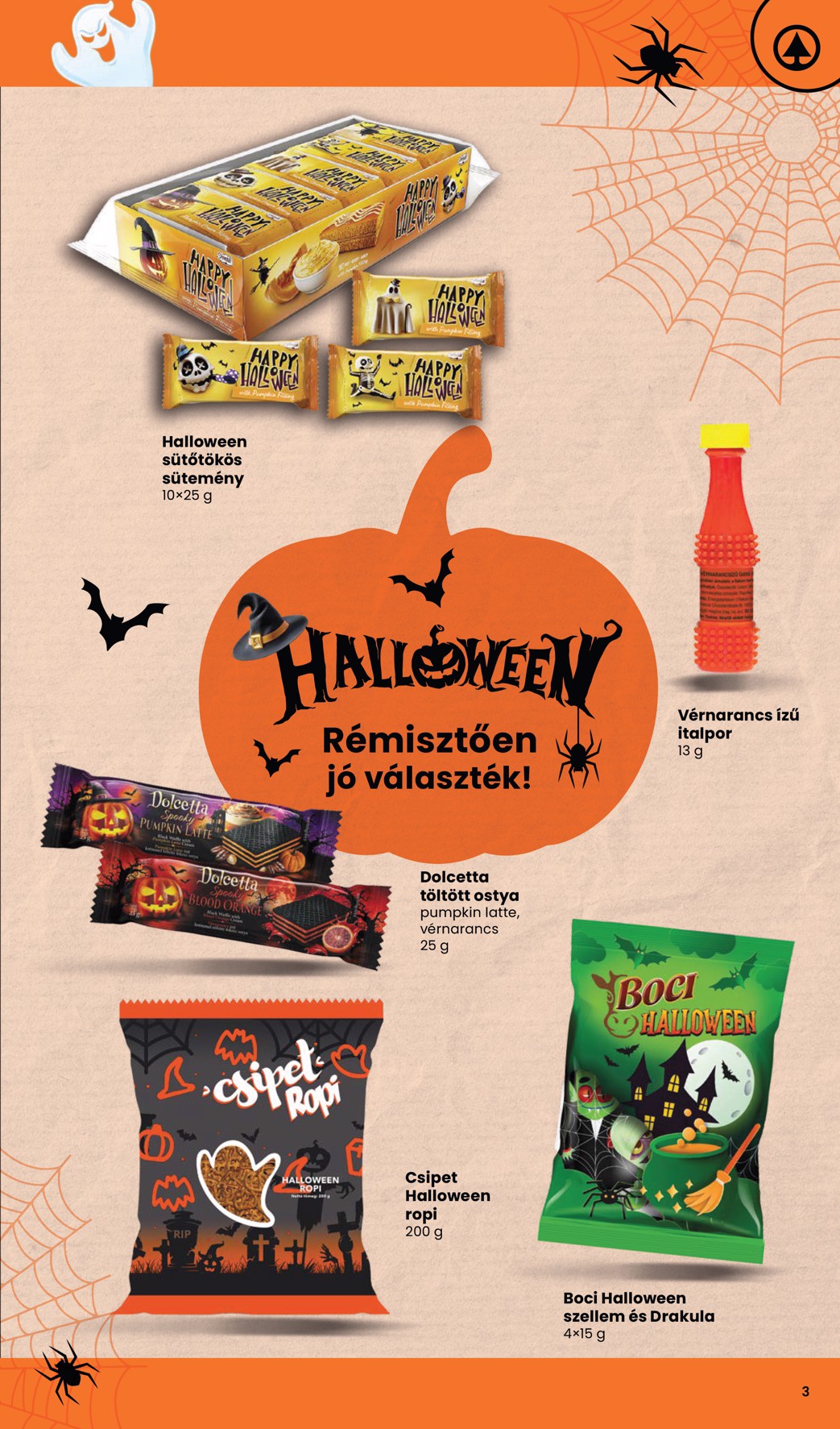spar - Aktuális SPAR - Halloween katalógus szórólap érvényes csütörtöktől 2026.10.01.-től szombattól 2026.10.31.-ig - page: 3