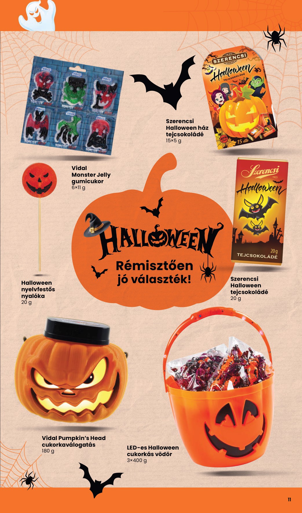 spar - Aktuális SPAR - Halloween katalógus szórólap érvényes csütörtöktől 2026.10.01.-től szombattól 2026.10.31.-ig - page: 11