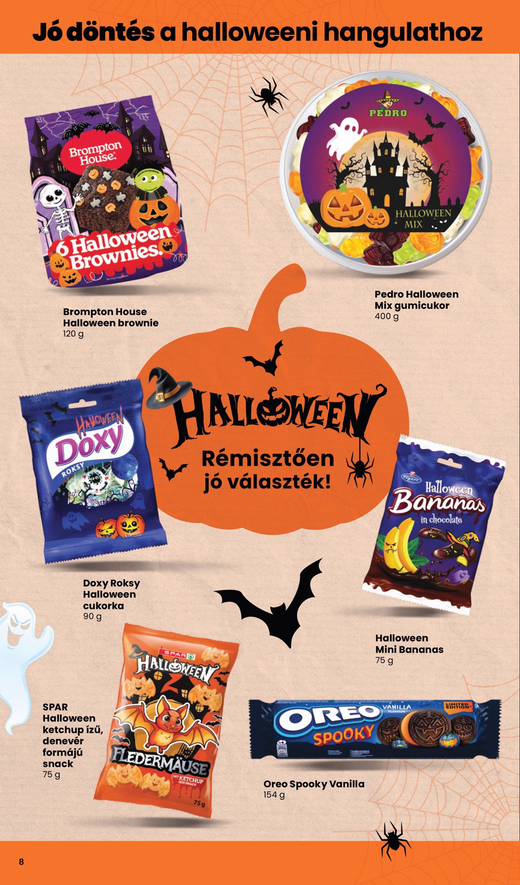 spar - Aktuális SPAR - Halloween katalógus szórólap érvényes csütörtöktől 2026.10.01.-től szombattól 2026.10.31.-ig - page: 8