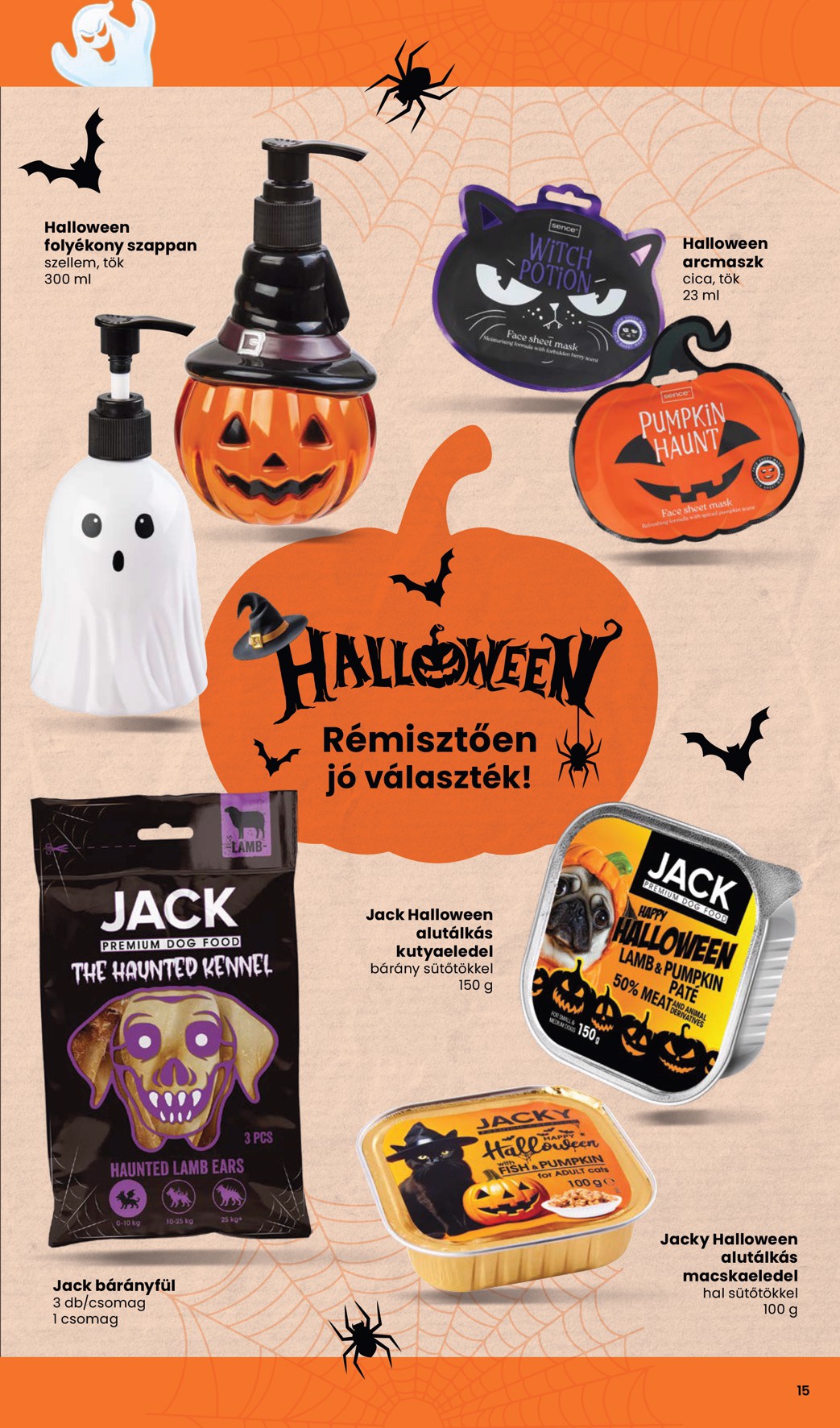 spar - Aktuális SPAR - Halloween katalógus szórólap érvényes csütörtöktől 2026.10.01.-től szombattól 2026.10.31.-ig - page: 15