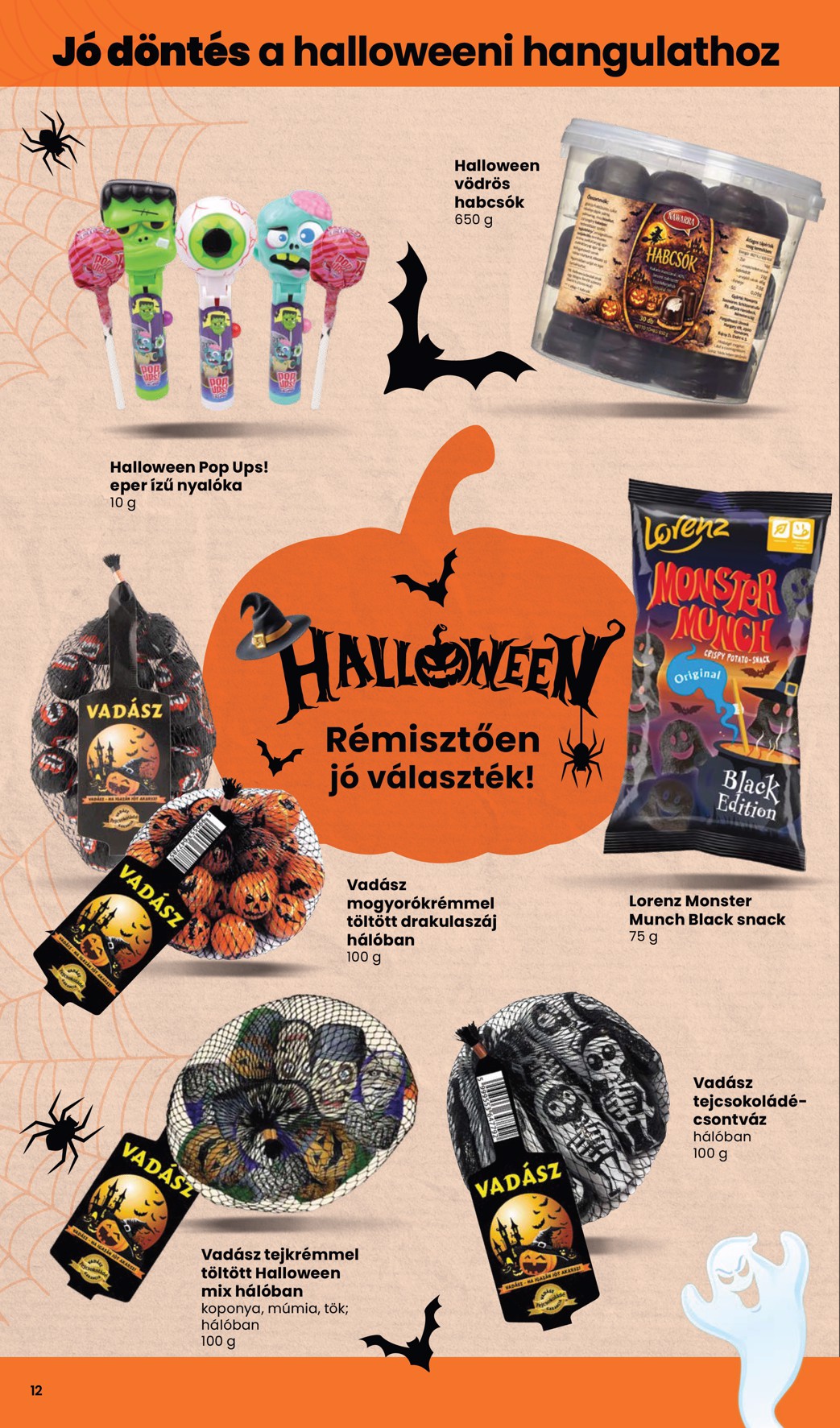 spar - Aktuális SPAR - Halloween katalógus szórólap érvényes csütörtöktől 2026.10.01.-től szombattól 2026.10.31.-ig - page: 12