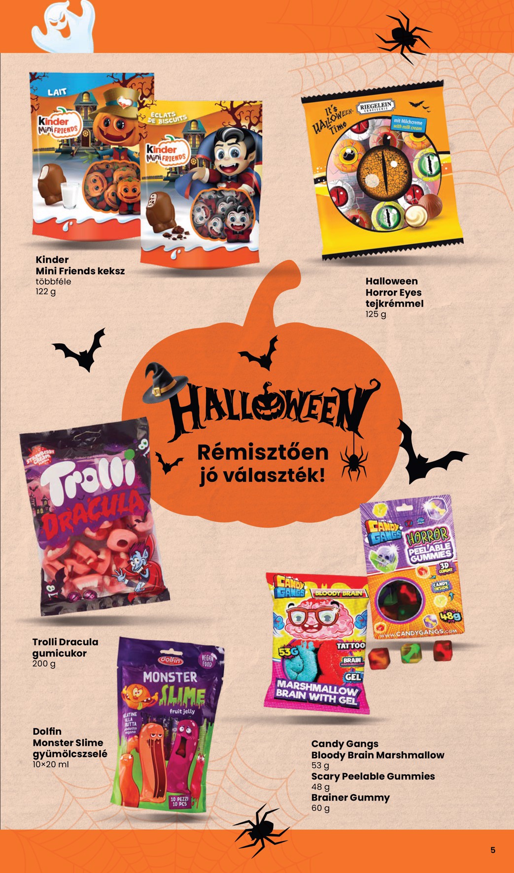 spar - Aktuális SPAR - Halloween katalógus szórólap érvényes csütörtöktől 2026.10.01.-től szombattól 2026.10.31.-ig - page: 5