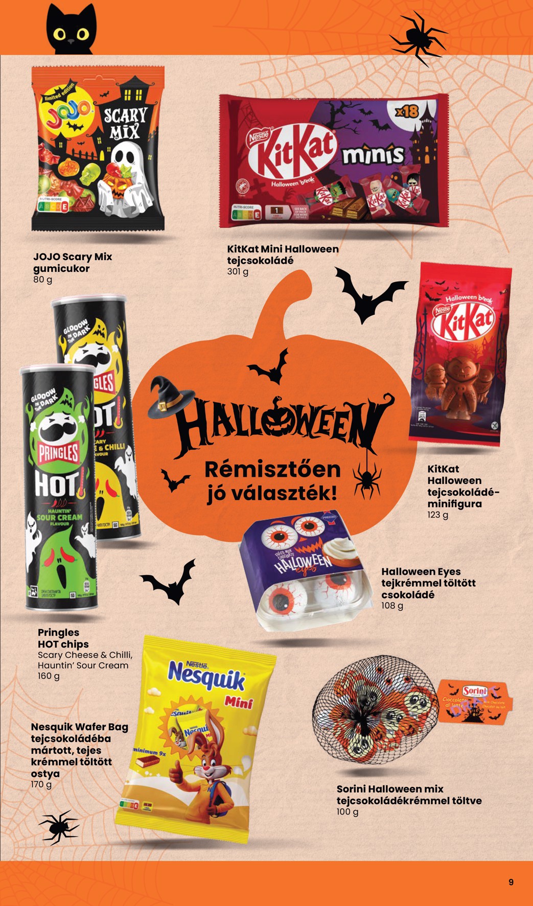 spar - Aktuális SPAR - Halloween katalógus szórólap érvényes csütörtöktől 2026.10.01.-től szombattól 2026.10.31.-ig - page: 9