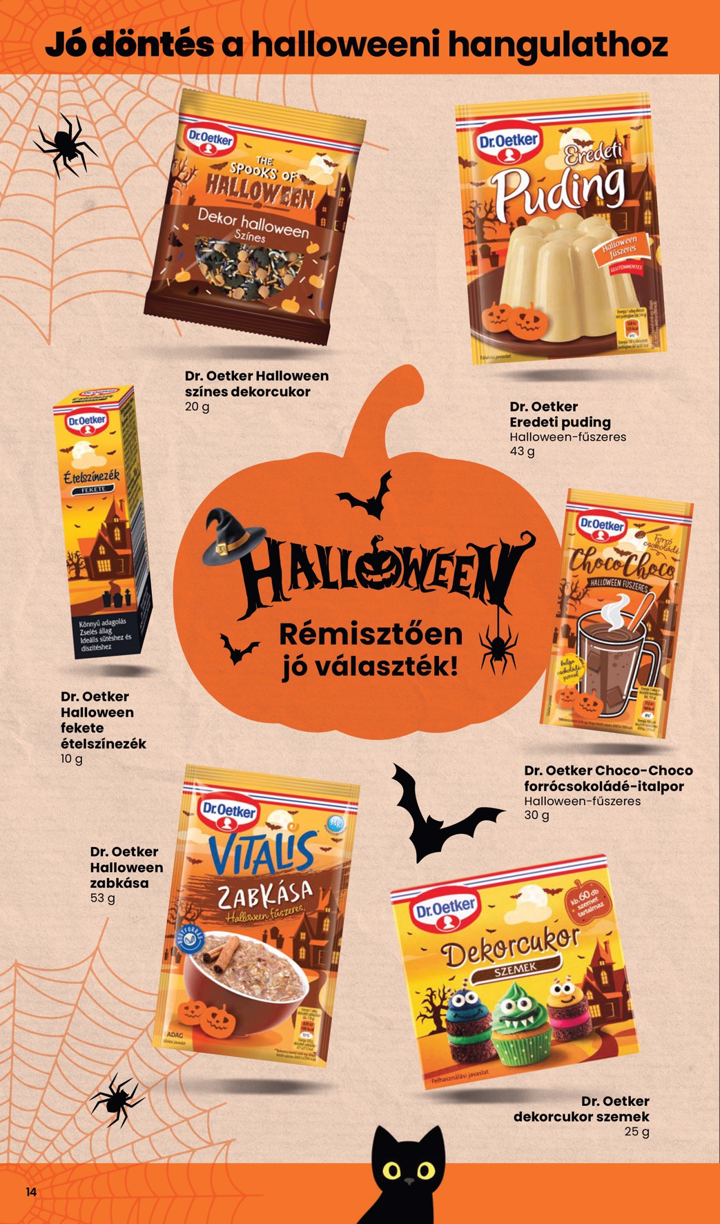spar - Aktuális SPAR - Halloween katalógus szórólap érvényes csütörtöktől 2026.10.01.-től szombattól 2026.10.31.-ig - page: 14