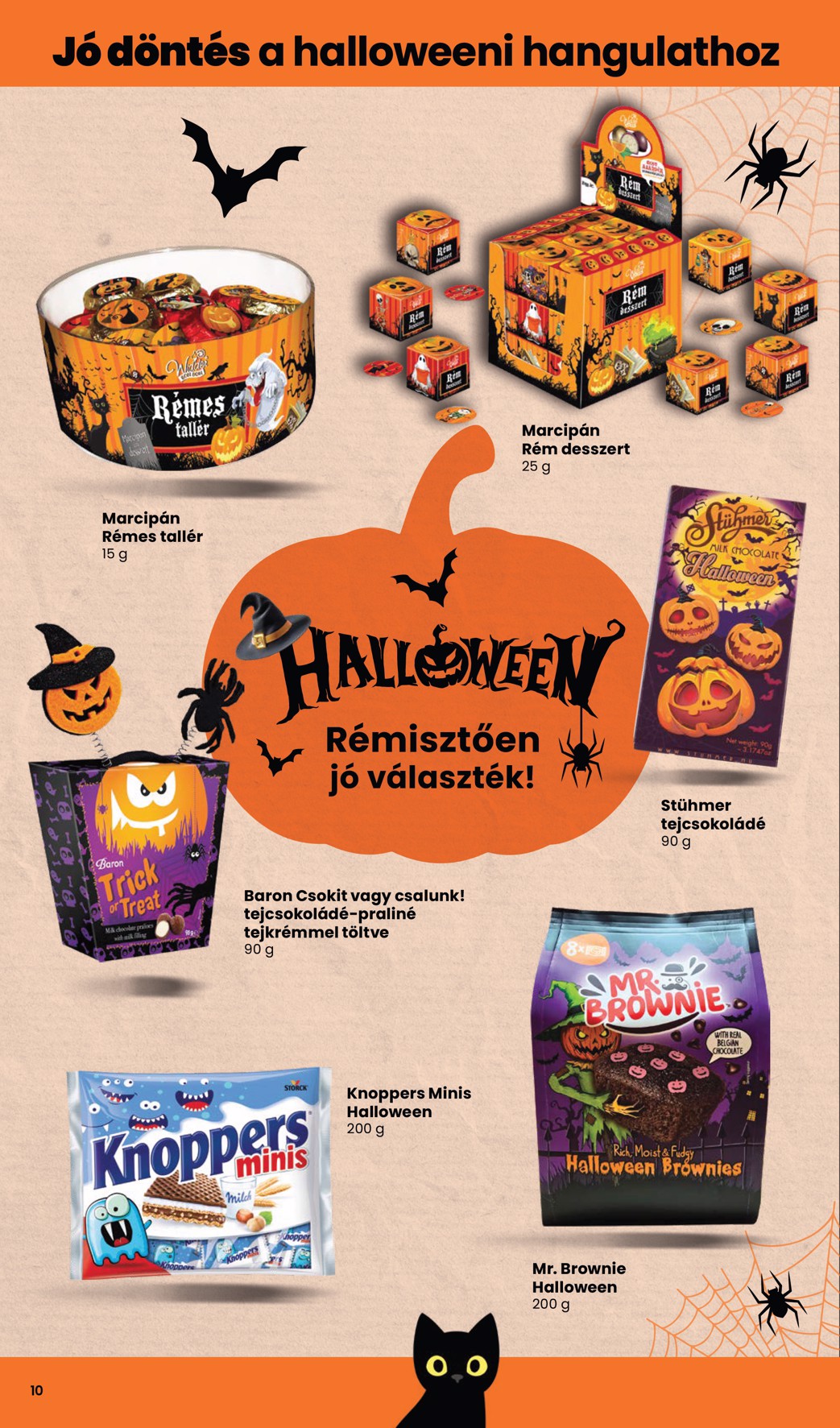 spar - Aktuális SPAR - Halloween katalógus szórólap érvényes csütörtöktől 2026.10.01.-től szombattól 2026.10.31.-ig - page: 10