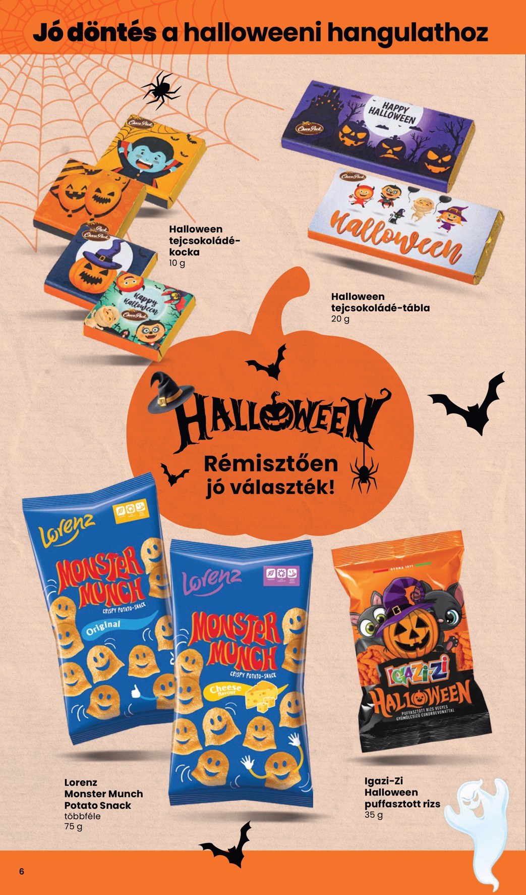 spar - Aktuális SPAR - Halloween katalógus szórólap érvényes csütörtöktől 2026.10.01.-től szombattól 2026.10.31.-ig - page: 6