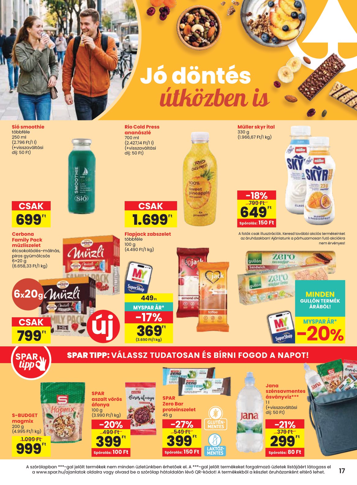 spar - SPAR hirdetmény a következő hétre csütörtöktől 2026.10.08.-tól szerdától 2026.10.14.-ig - page: 17