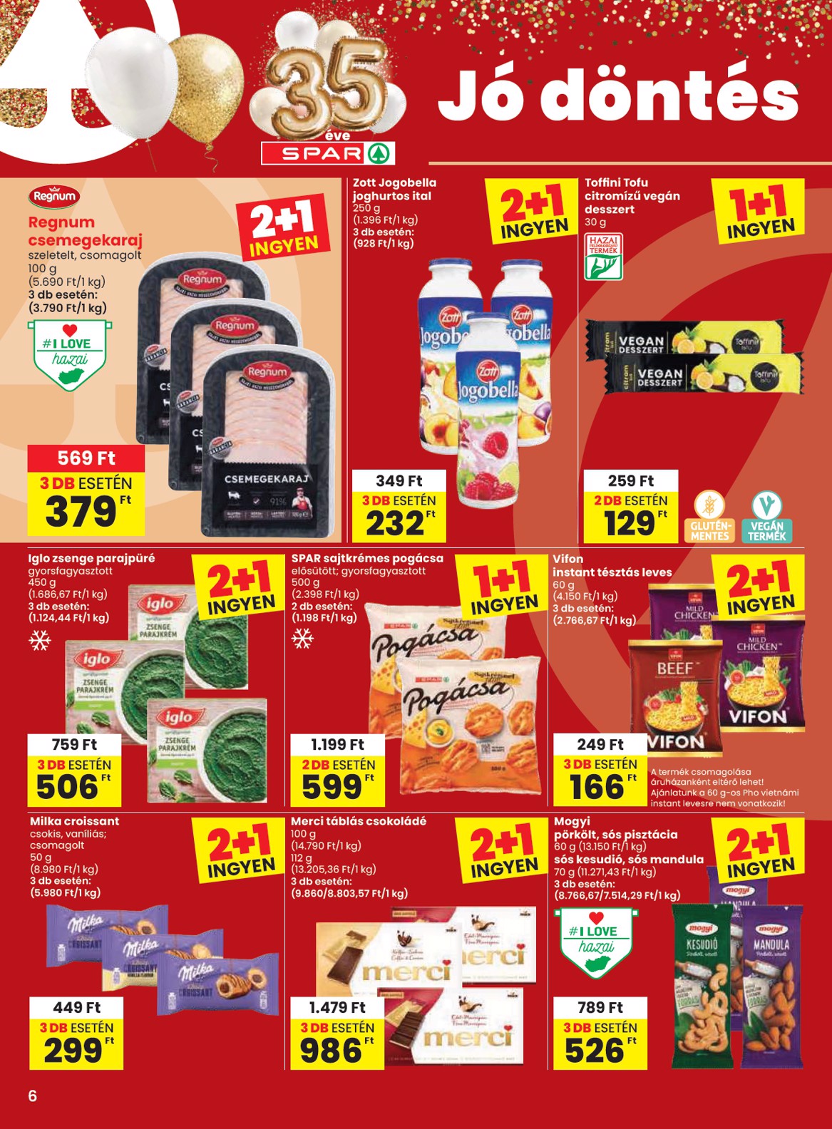 spar - SPAR hirdetmény a következő hétre csütörtöktől 2026.10.08.-tól szerdától 2026.10.14.-ig - page: 6
