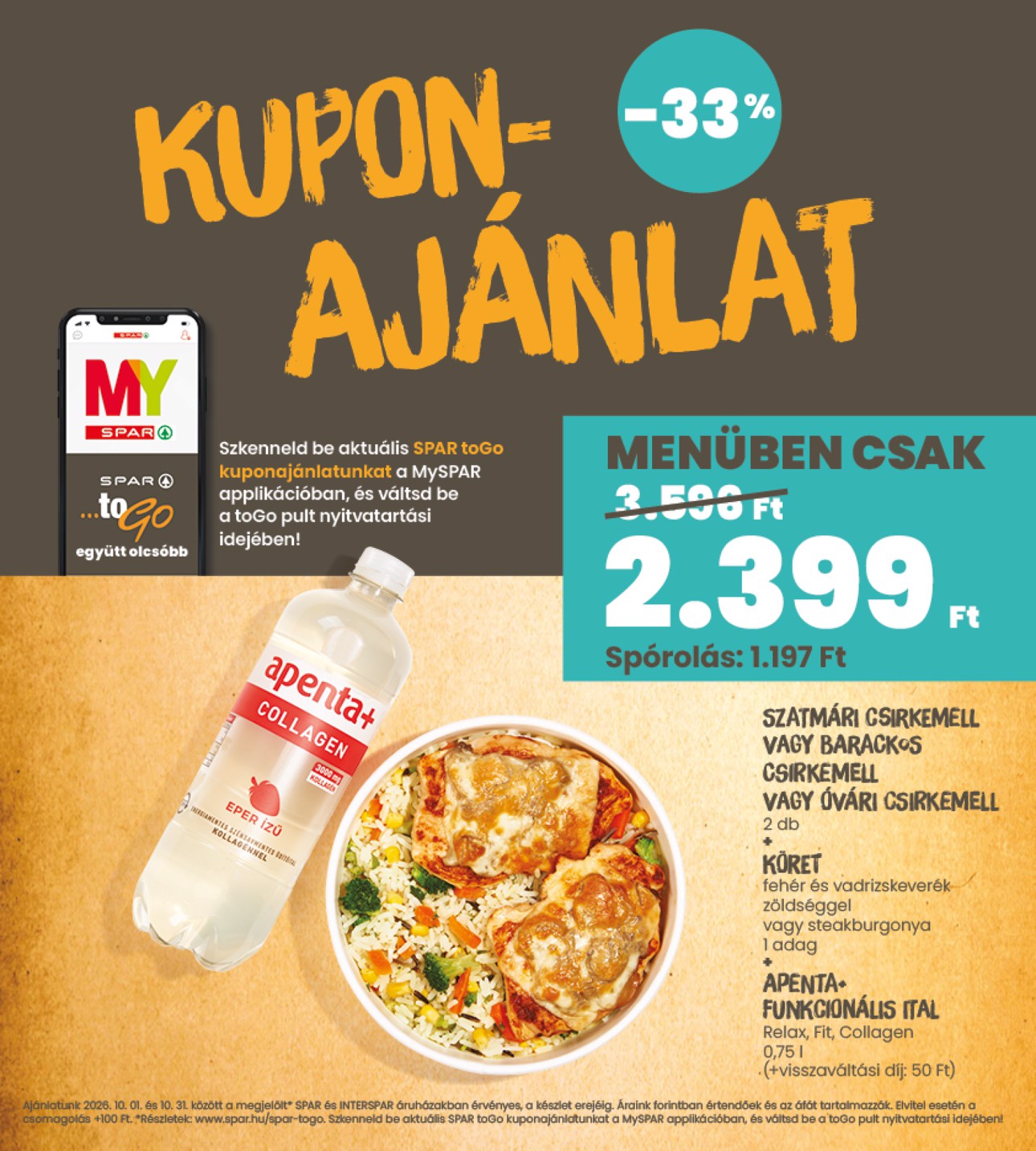 spar - Aktuális INTERSPAR szórólap érvényes csütörtöktől 2026.10.01.-től szerdától 2026.10.07.-ig - page: 21