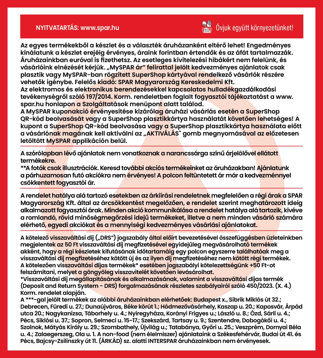 spar - Aktuális INTERSPAR szórólap érvényes csütörtöktől 2026.10.01.-től szerdától 2026.10.07.-ig - page: 46