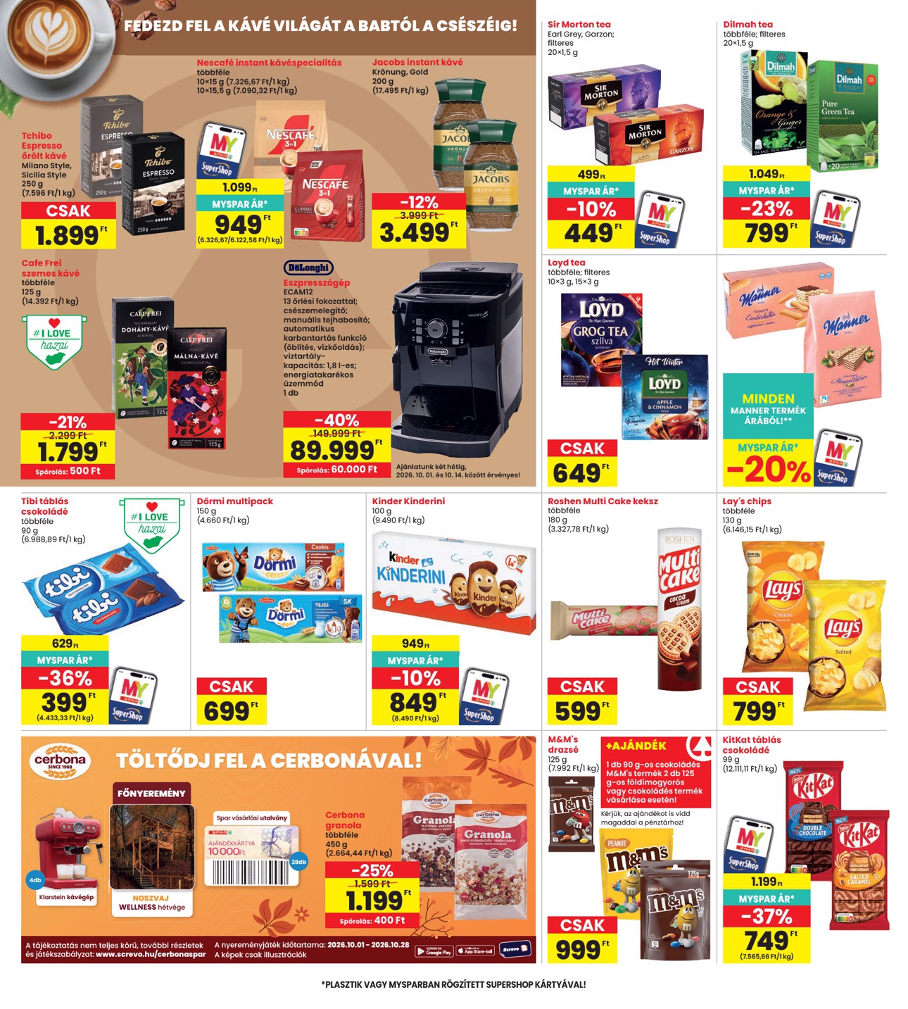 spar - Aktuális INTERSPAR szórólap érvényes csütörtöktől 2026.10.01.-től szerdától 2026.10.07.-ig - page: 24