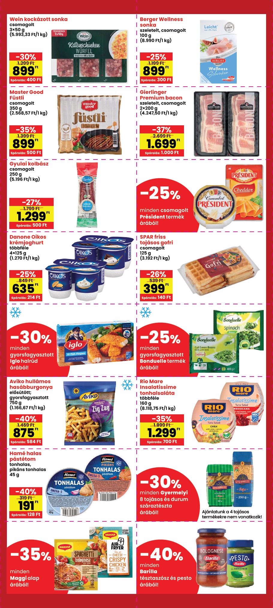 spar - Aktuális SPAR - Szülinapi kuponnapok szórólap érvényes csütörtöktől 2026.10.08.-től szerdától 2026.10.14.-ig - page: 2