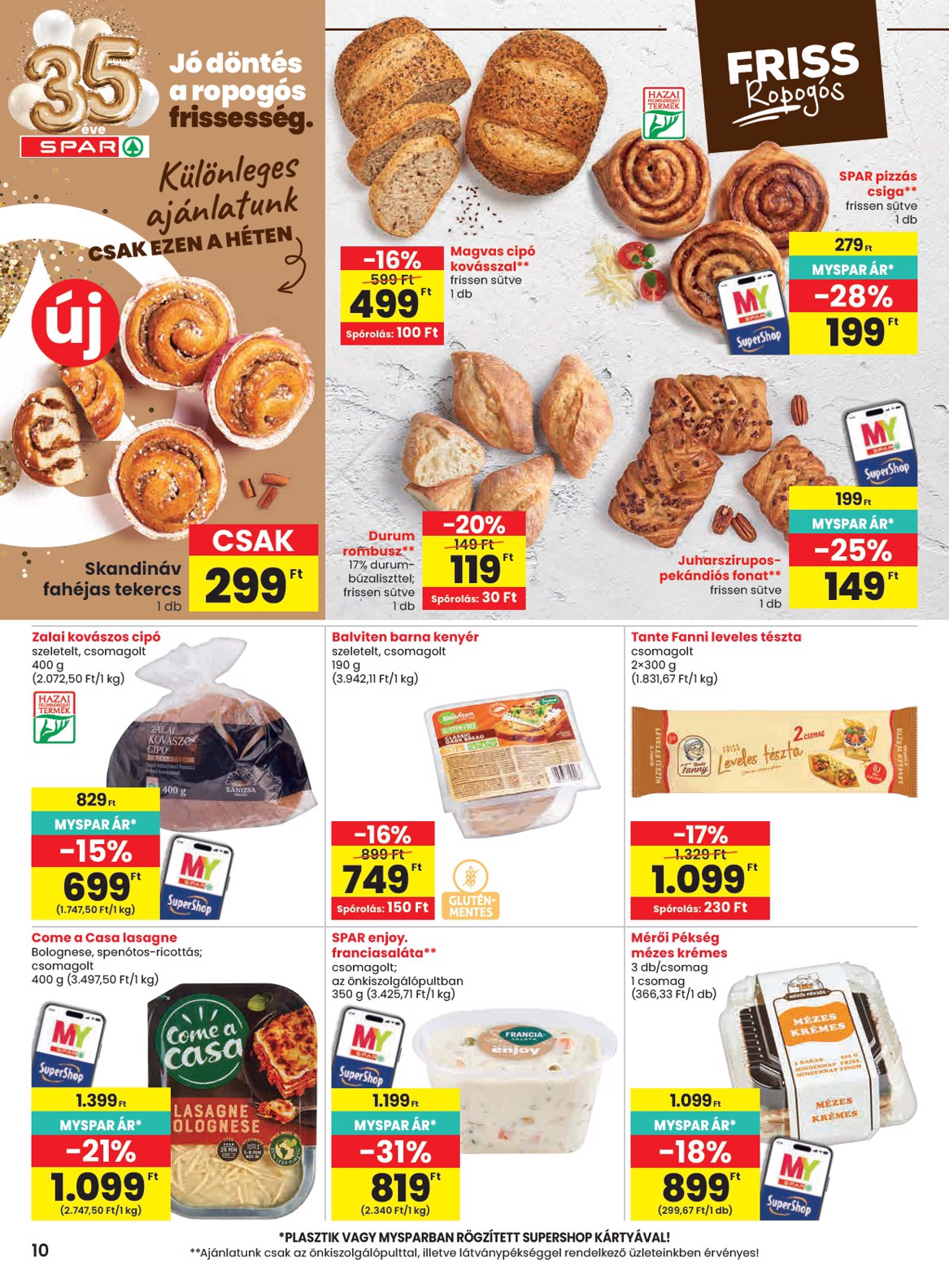 spar - SPAR hirdetmény a következő hétre csütörtöktől 2026.10.15.-tól szerdától 2026.10.21.-ig - page: 10