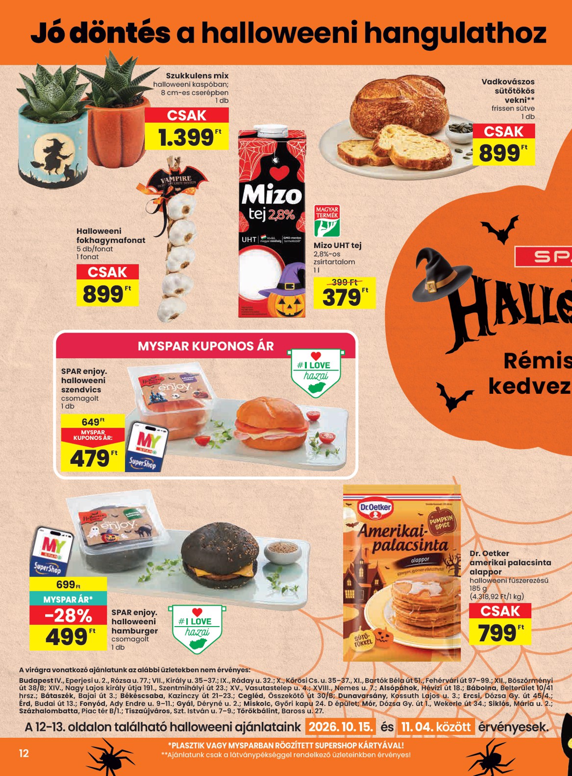 spar - SPAR hirdetmény a következő hétre csütörtöktől 2026.10.15.-tól szerdától 2026.10.21.-ig - page: 12