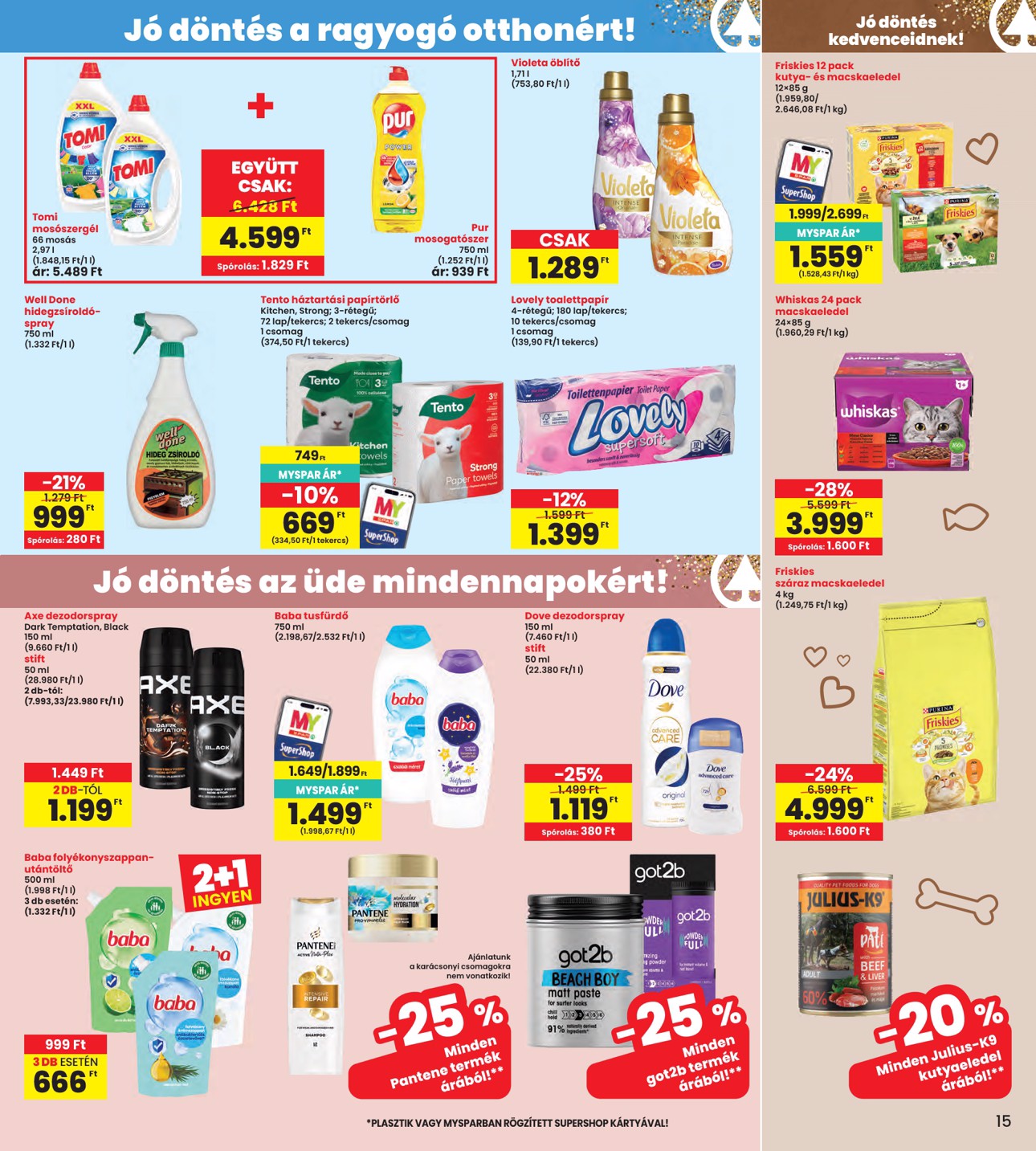 spar - INTERSPAR hirdetmény a következő hétre csütörtöktől 2026.10.15.-tól szerdától 2026.10.21.-ig - page: 15
