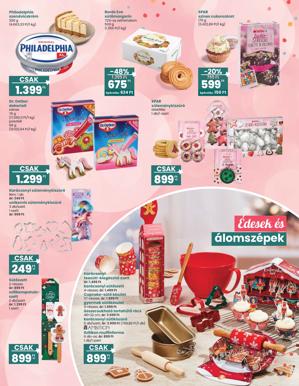 spar - Aktuális SPAR - Ajándék katalógus szórólap érvényes szerdától 2026.10.14.-től szerdától 2026.11.11.-ig - page: 7