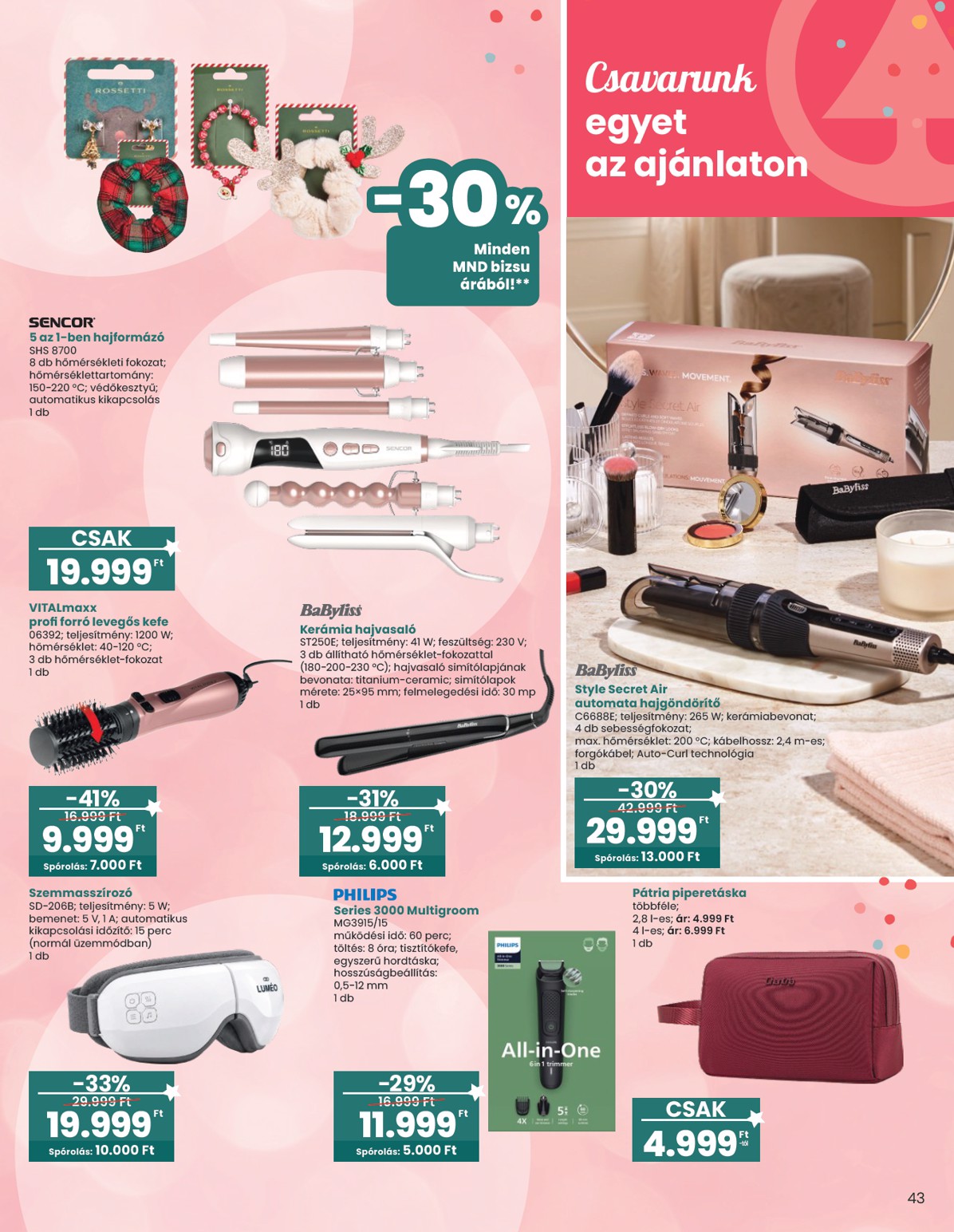 spar - Aktuális SPAR - Ajándék katalógus szórólap érvényes szerdától 2026.10.14.-től szerdától 2026.11.11.-ig - page: 43