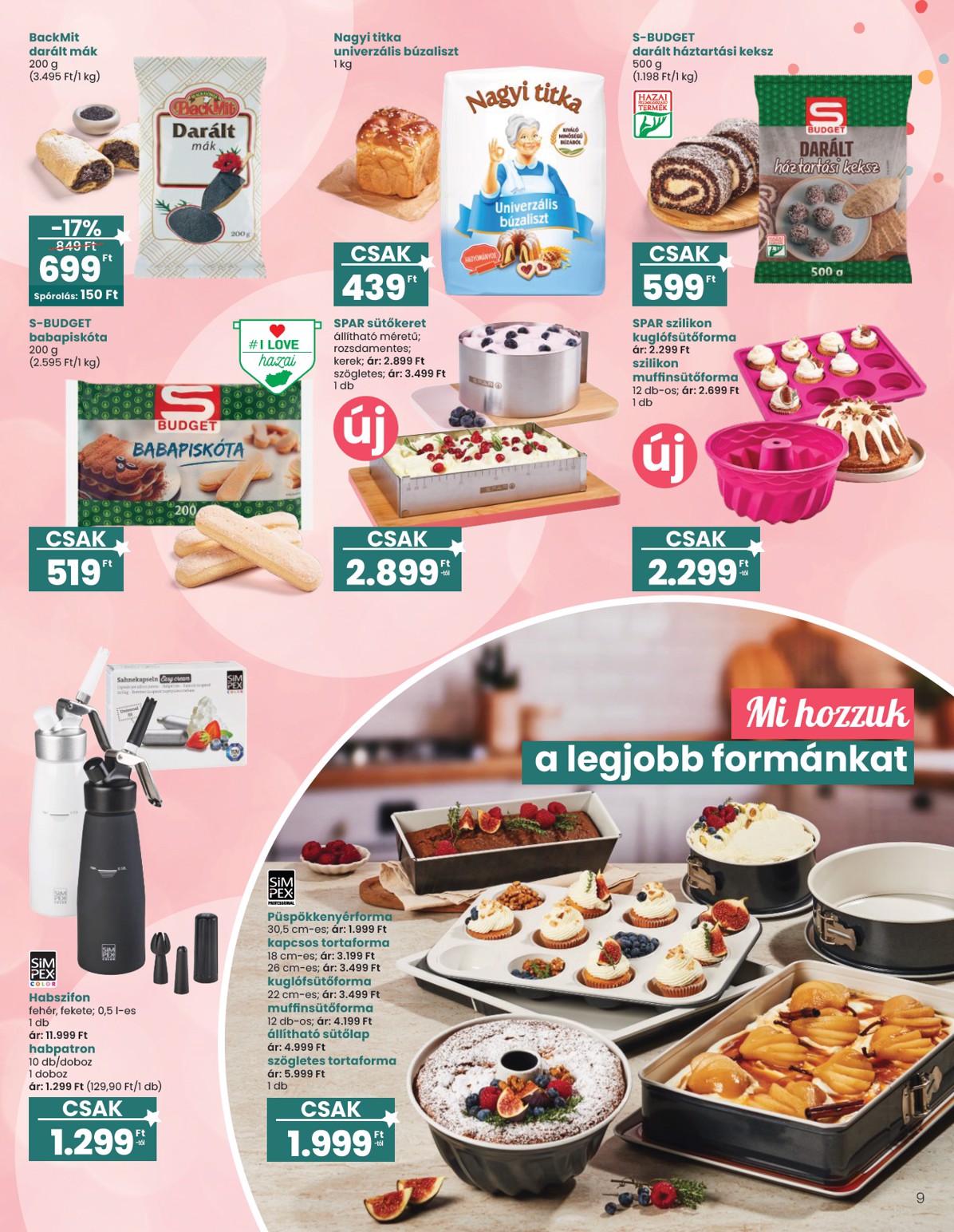 spar - Aktuális SPAR - Ajándék katalógus szórólap érvényes szerdától 2026.10.14.-től szerdától 2026.11.11.-ig - page: 9