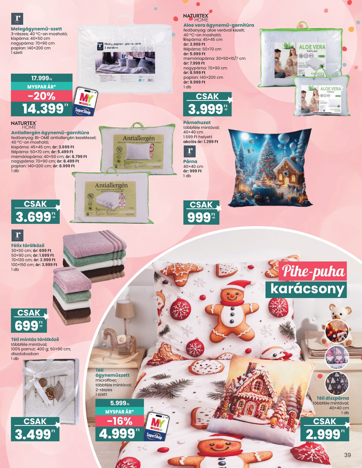 spar - Aktuális SPAR - Ajándék katalógus szórólap érvényes szerdától 2026.10.14.-től szerdától 2026.11.11.-ig - page: 39