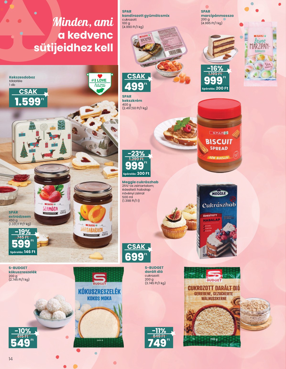spar - Aktuális SPAR - Ajándék katalógus szórólap érvényes szerdától 2026.10.14.-től szerdától 2026.11.11.-ig - page: 14