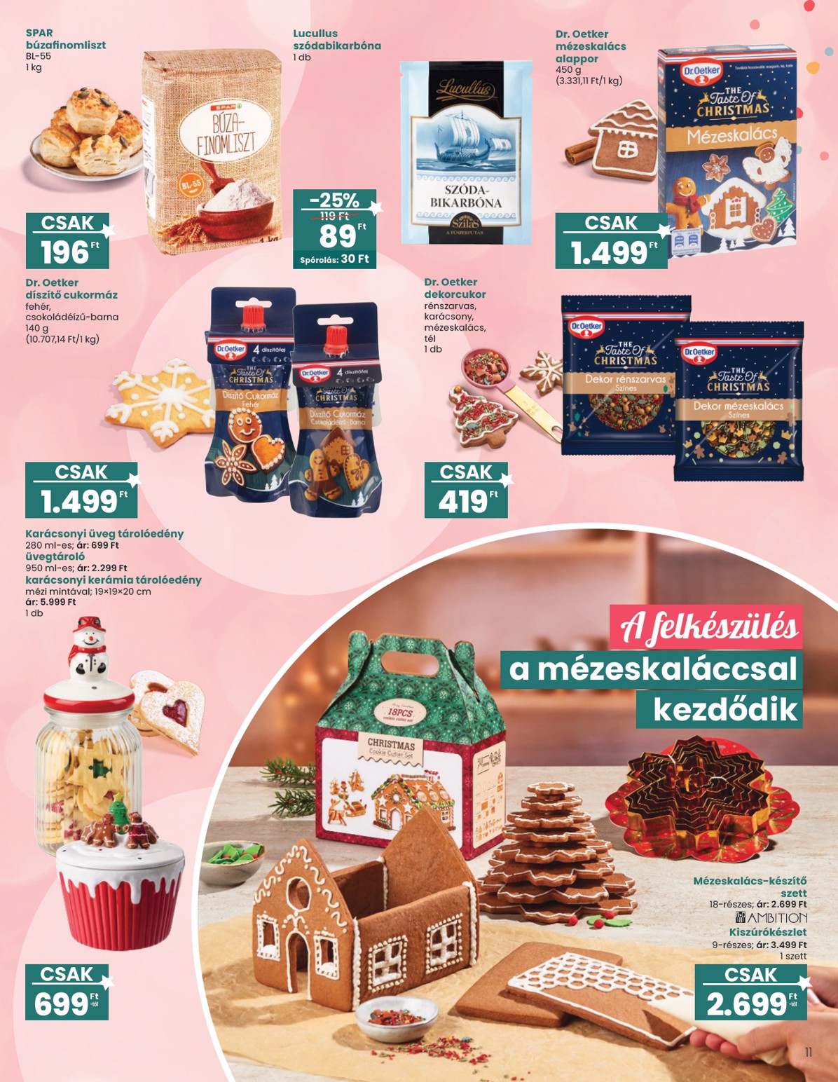 spar - Aktuális SPAR - Ajándék katalógus szórólap érvényes szerdától 2026.10.14.-től szerdától 2026.11.11.-ig - page: 11