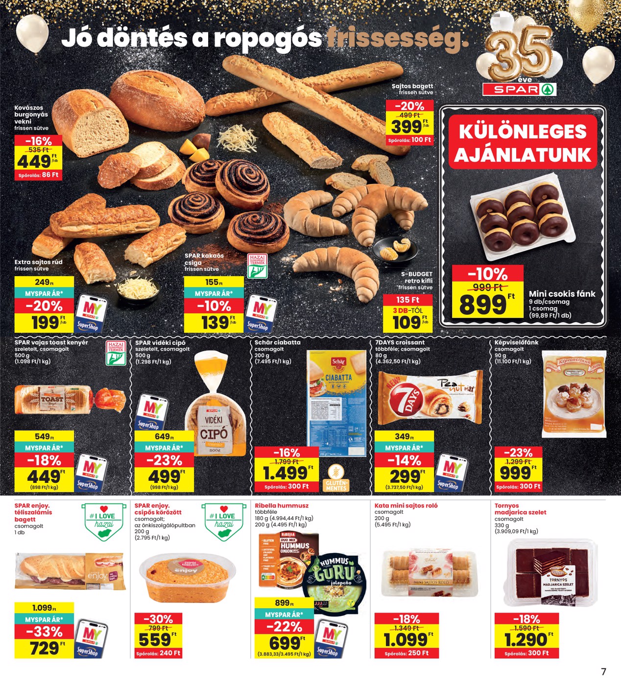 spar - INTERSPAR hirdetmény a következő hétre csütörtöktől 2026.10.22.-tól szerdától 2026.10.28.-ig - page: 7