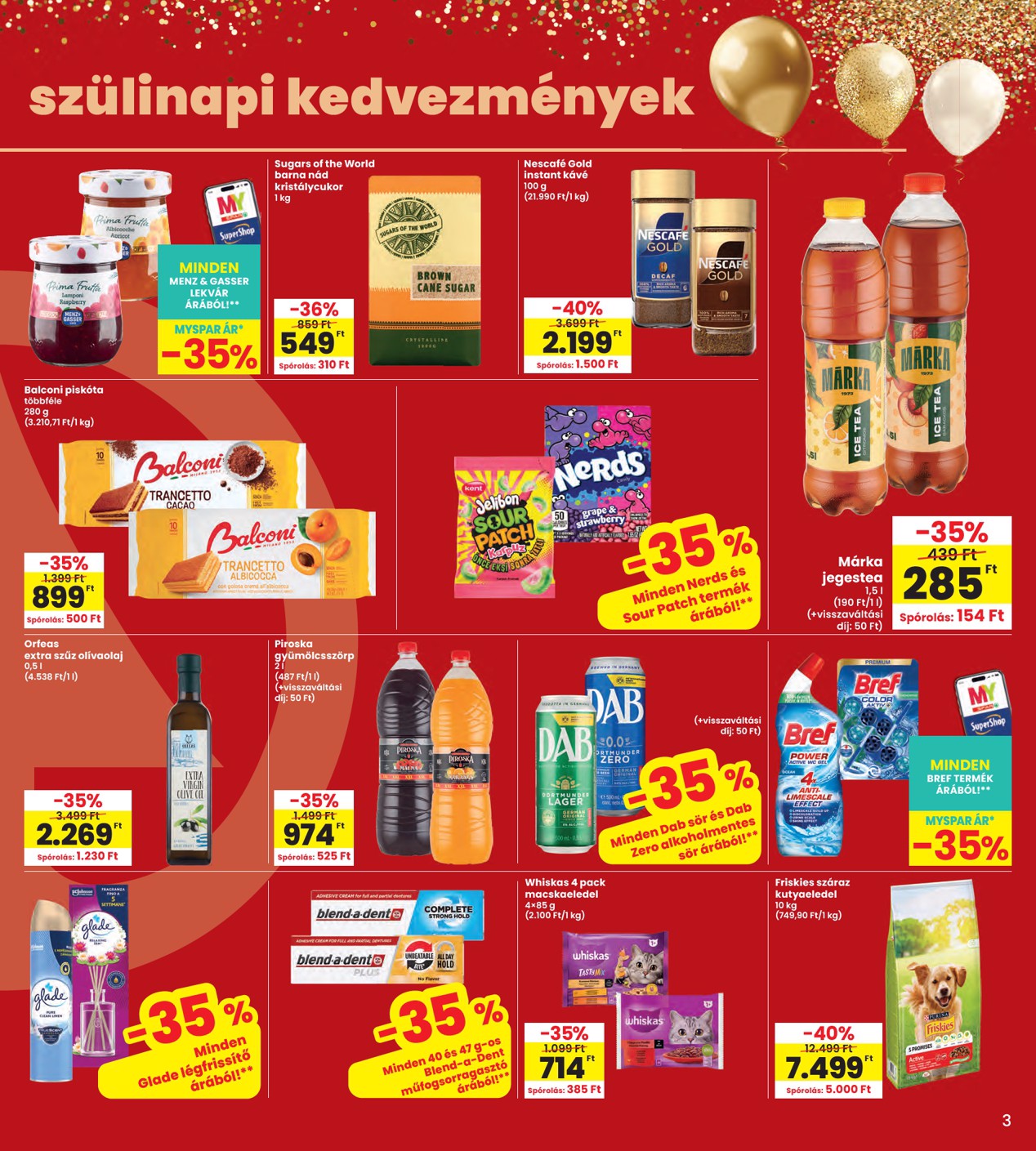 spar - INTERSPAR hirdetmény a következő hétre csütörtöktől 2026.10.22.-tól szerdától 2026.10.28.-ig - page: 3