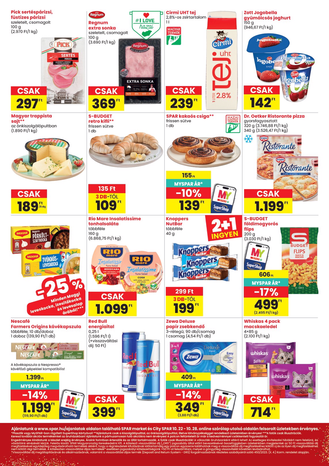 spar - SPAR - Market, City hirdetmény a következő hétre csütörtöktől 2026.10.22.-tól szerdától 2026.10.28.-ig - page: 2