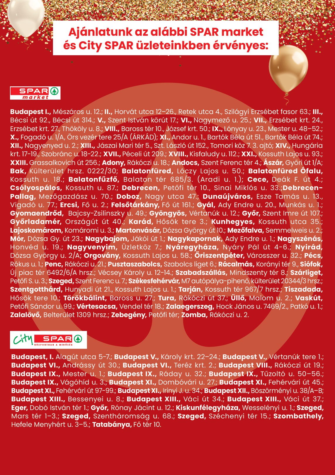 spar - SPAR - Market, City hirdetmény a következő hétre csütörtöktől 2026.10.29.-tól szerdától 2026.11.04.-ig - page: 3