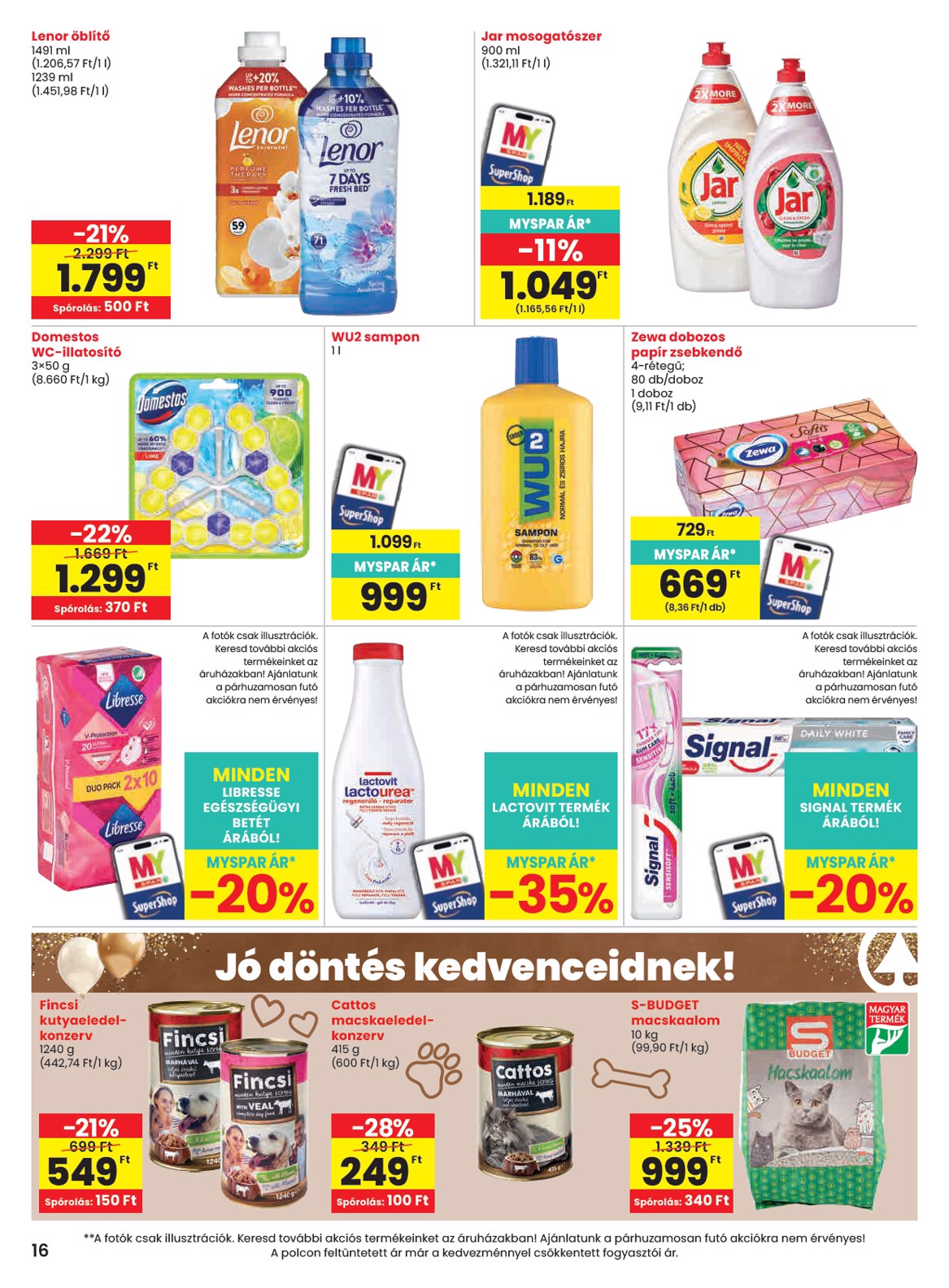 spar - SPAR hirdetmény a következő hétre csütörtöktől 2026.10.29.-tól szerdától 2026.11.04.-ig - page: 16