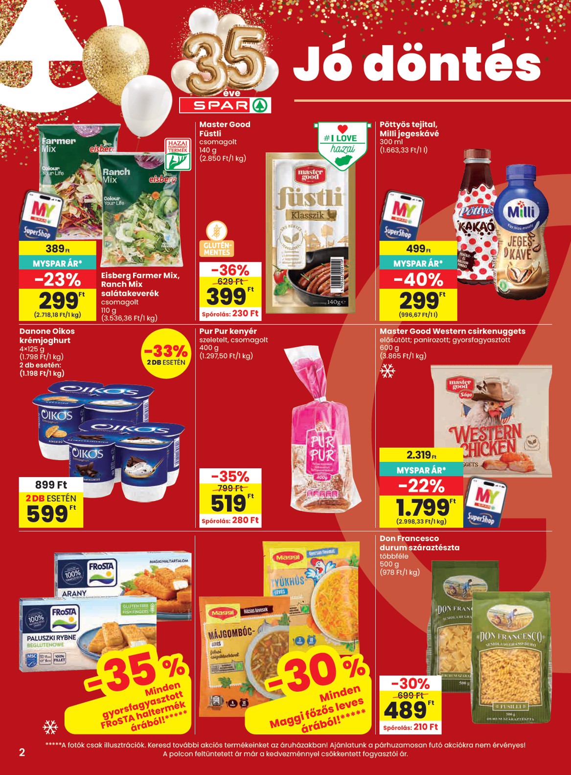 spar - SPAR hirdetmény a következő hétre csütörtöktől 2026.10.29.-tól szerdától 2026.11.04.-ig - page: 2