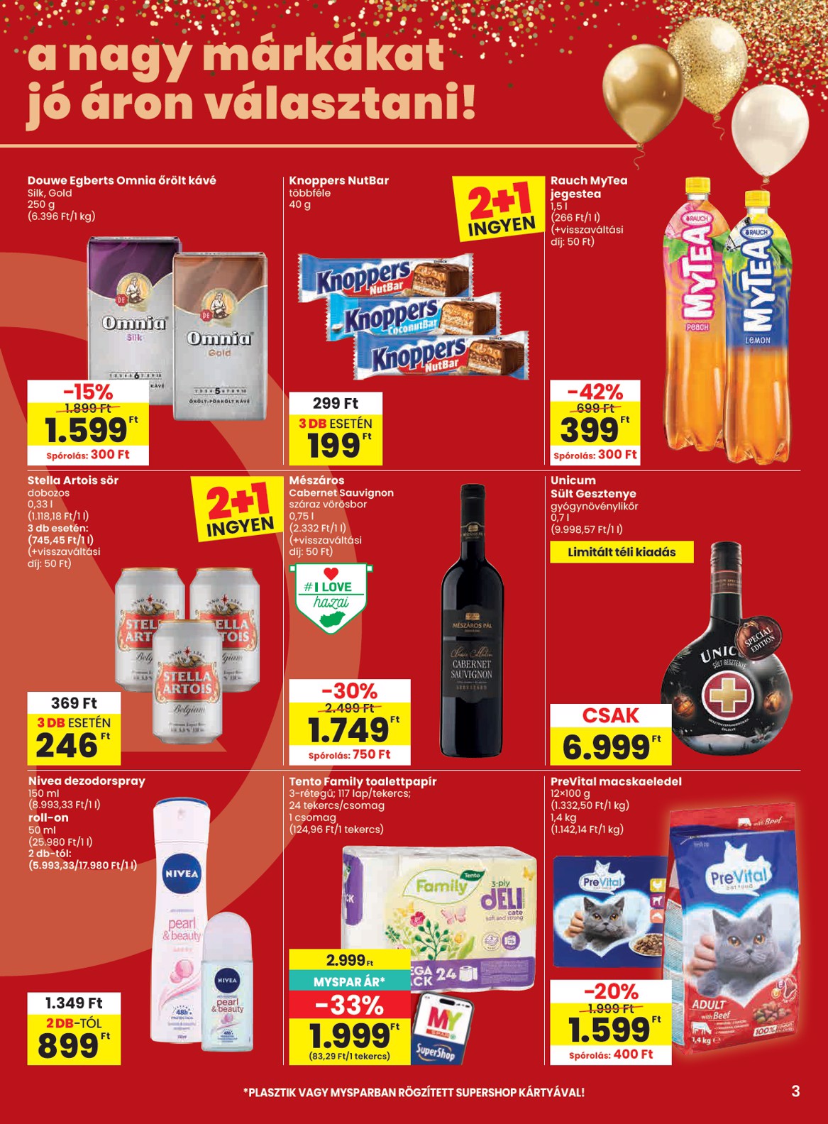 spar - SPAR hirdetmény a következő hétre csütörtöktől 2026.10.29.-tól szerdától 2026.11.04.-ig - page: 3