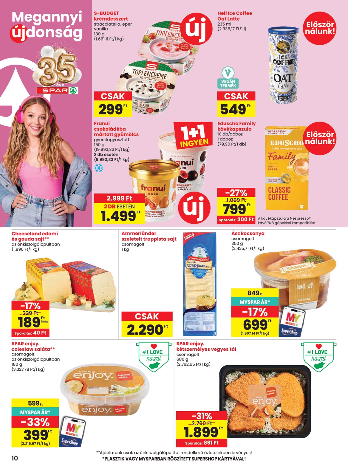 spar - SPAR hirdetmény a következő hétre csütörtöktől 2026.10.29.-tól szerdától 2026.11.04.-ig - page: 10