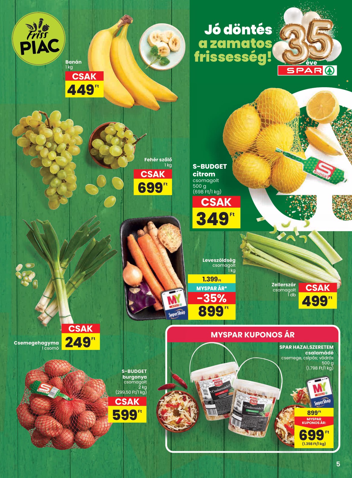spar - SPAR hirdetmény a következő hétre csütörtöktől 2026.10.29.-tól szerdától 2026.11.04.-ig - page: 5