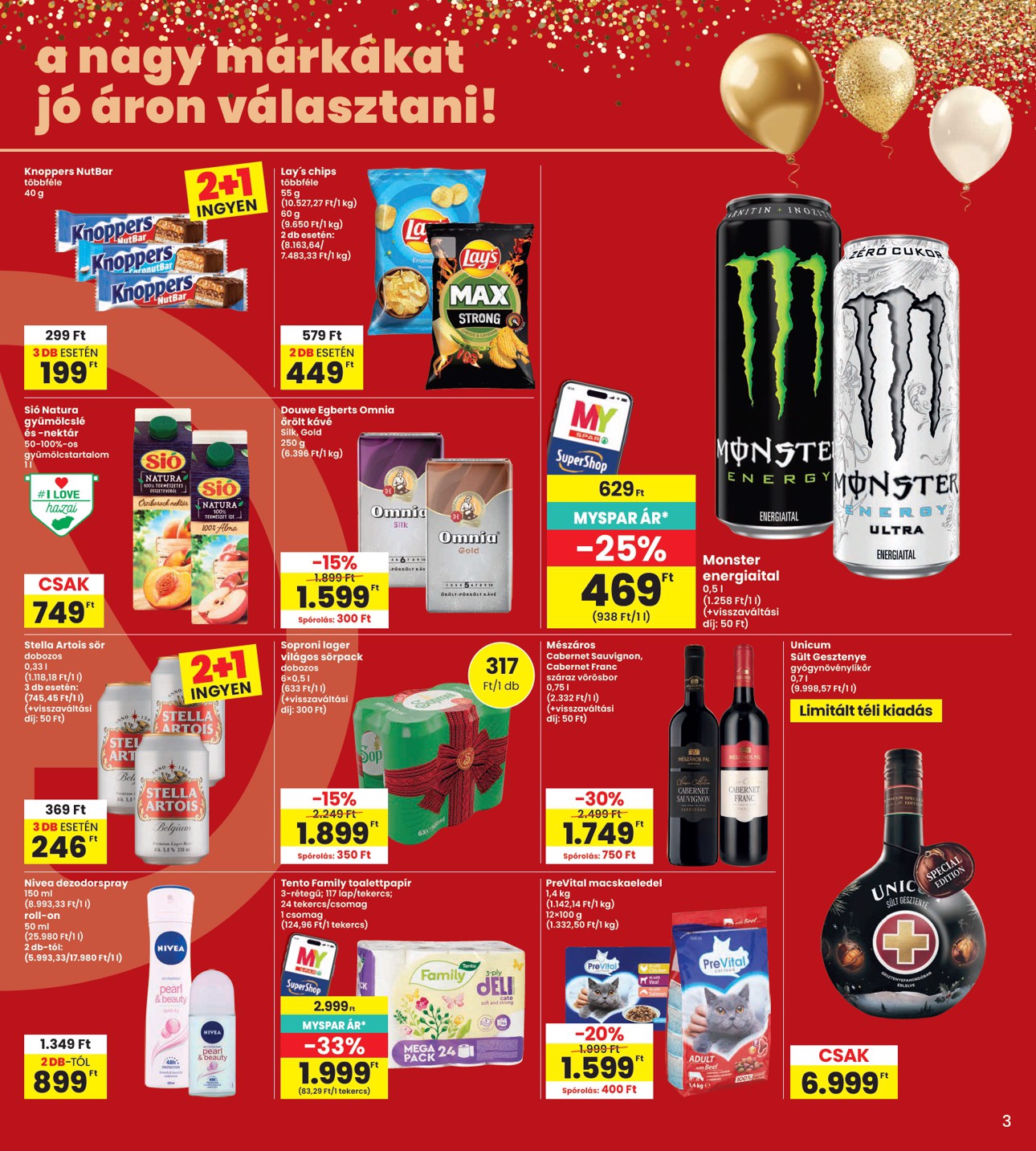 spar - INTERSPAR hirdetmény a következő hétre csütörtöktől 2026.10.29.-tól szerdától 2026.11.04.-ig - page: 3