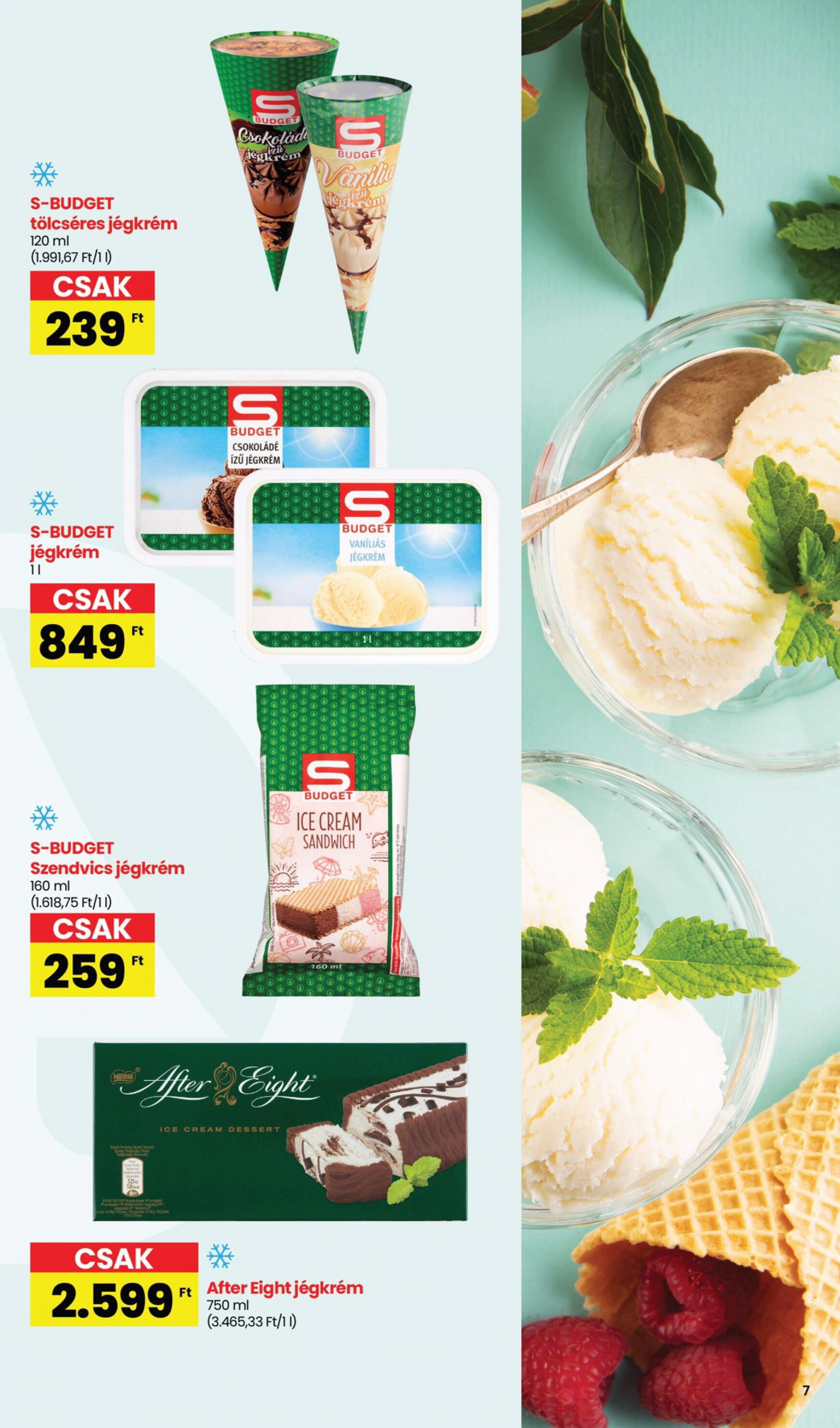 spar - Aktuális újság SPAR - Nyári jégkrém katalógus 05.16. - 05.22. - page: 7